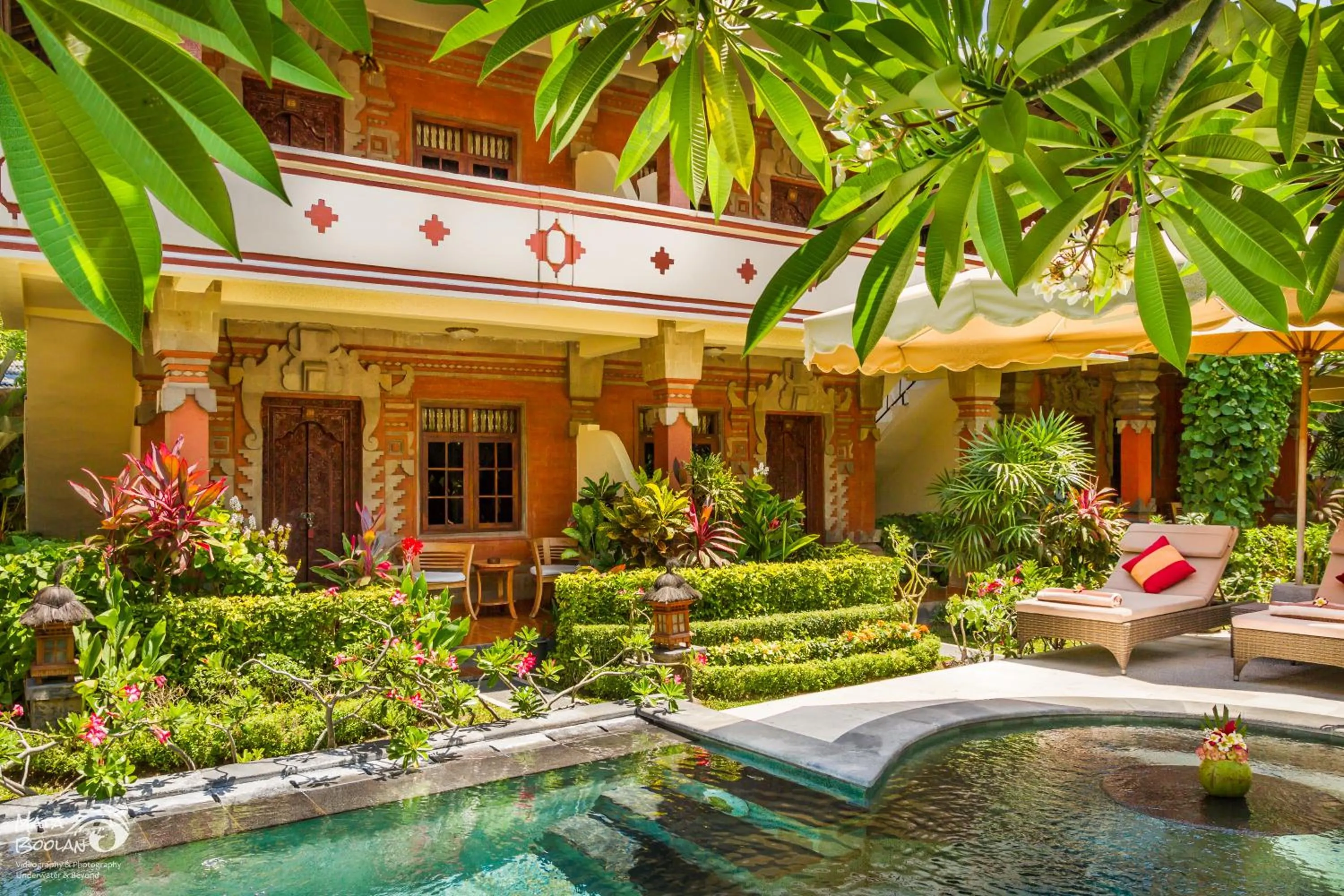 Swimming pool in Rama Shinta Hotel Candidasa