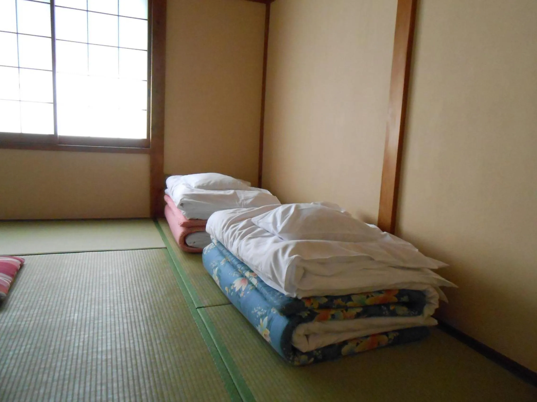 Bed in Ryokan Matsushima