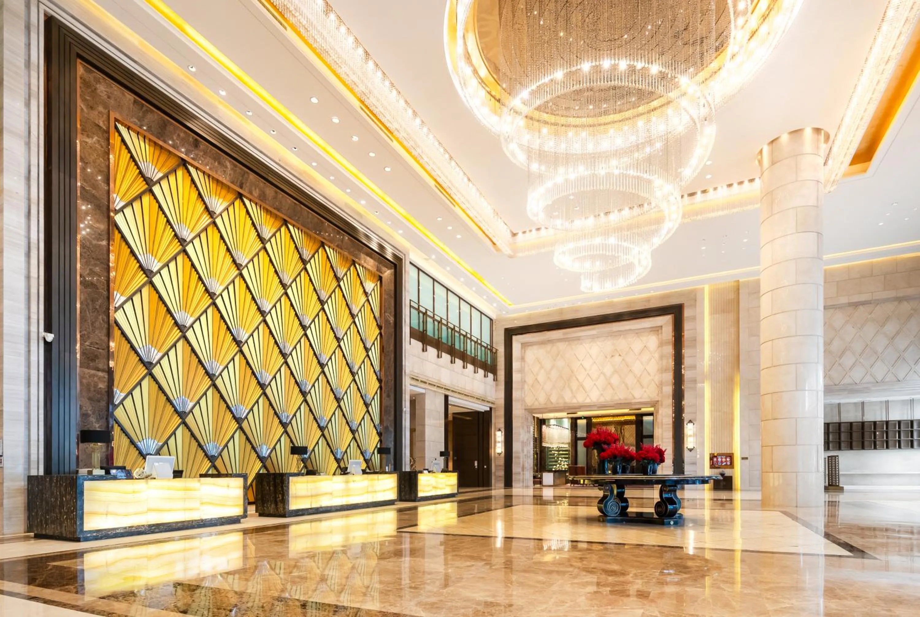Lobby or reception in Wanda Realm Langfang