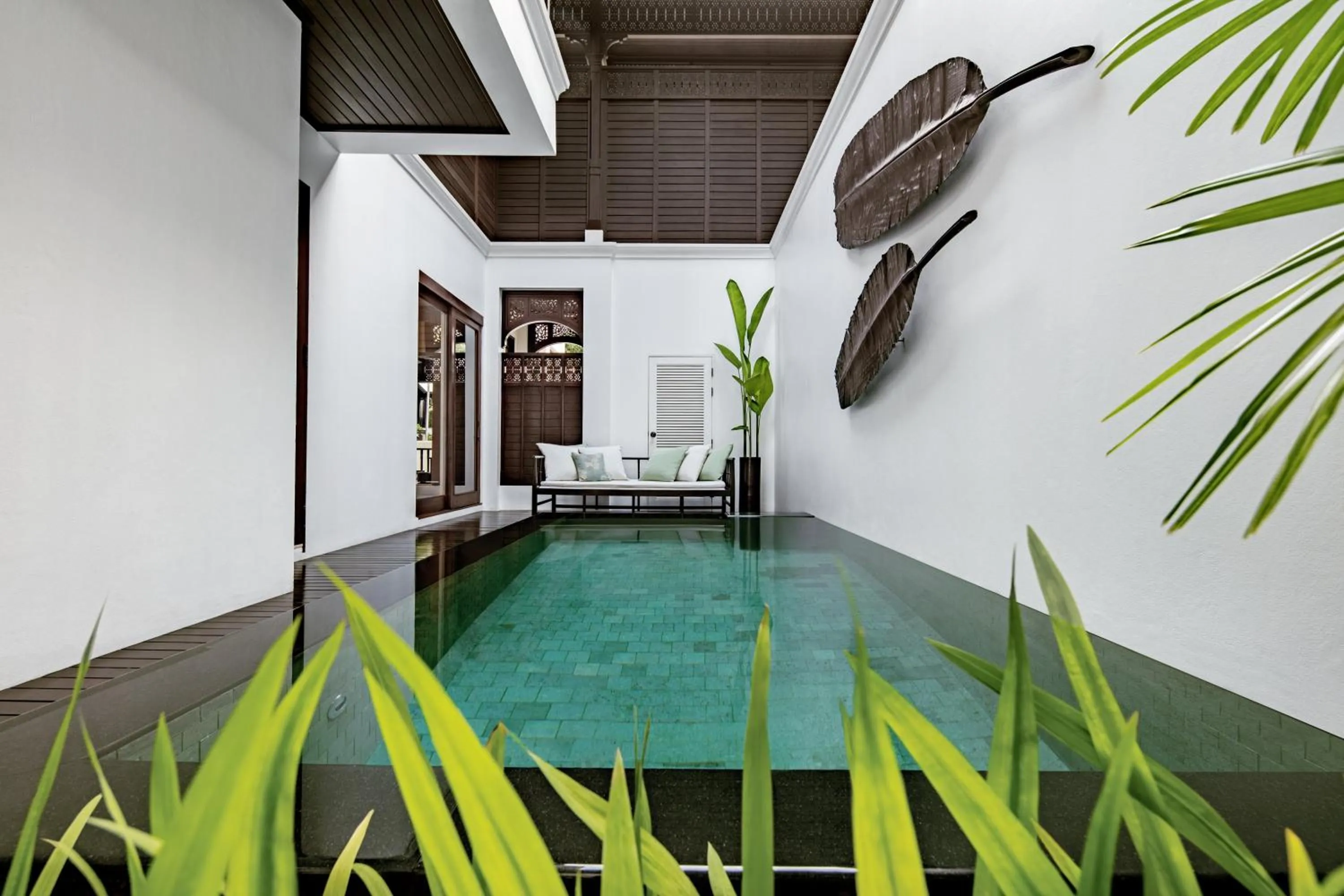 Swimming pool in 137 Pillars House