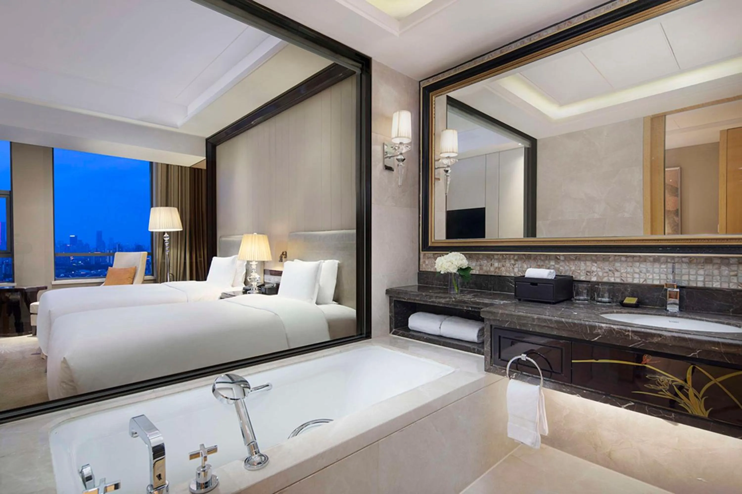 Bed in Hilton Nanjing