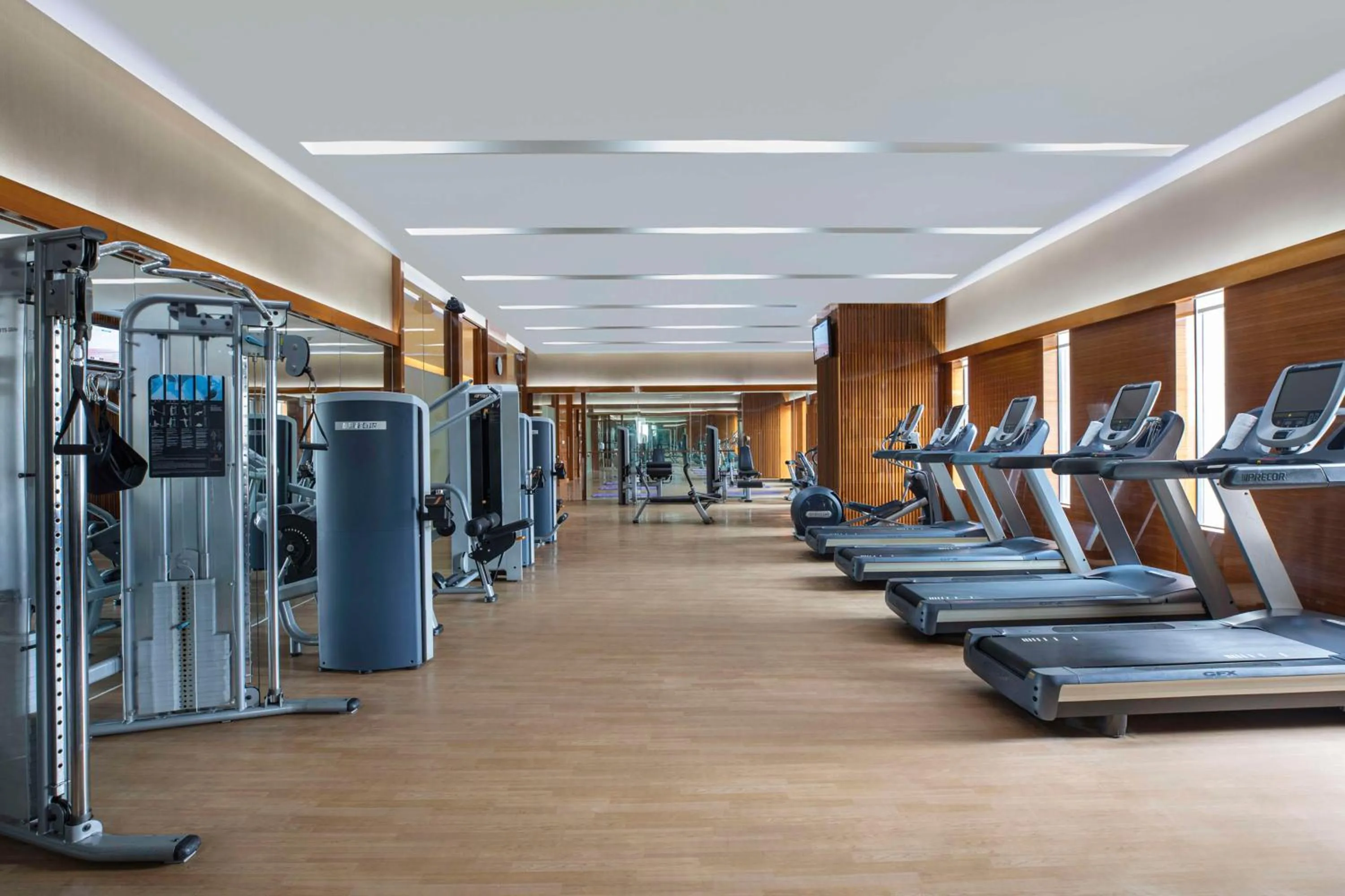 Fitness centre/facilities in Hilton Nanjing