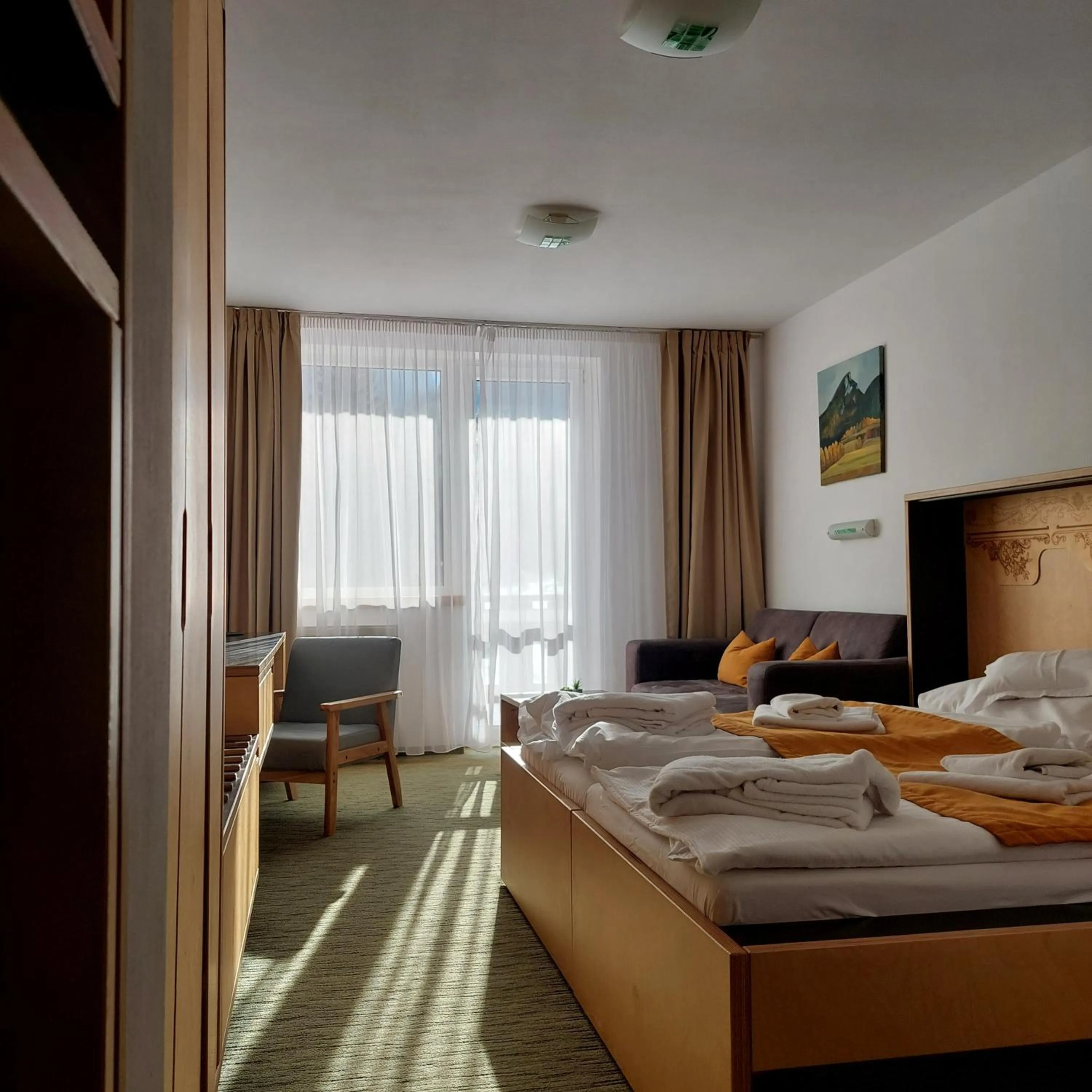 Bedroom, Bed in Hotel Diery