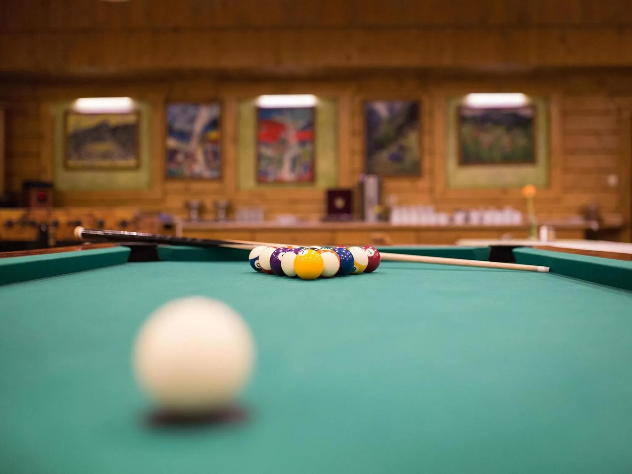 Communal lounge/ TV room, Billiards in Hotel Diery