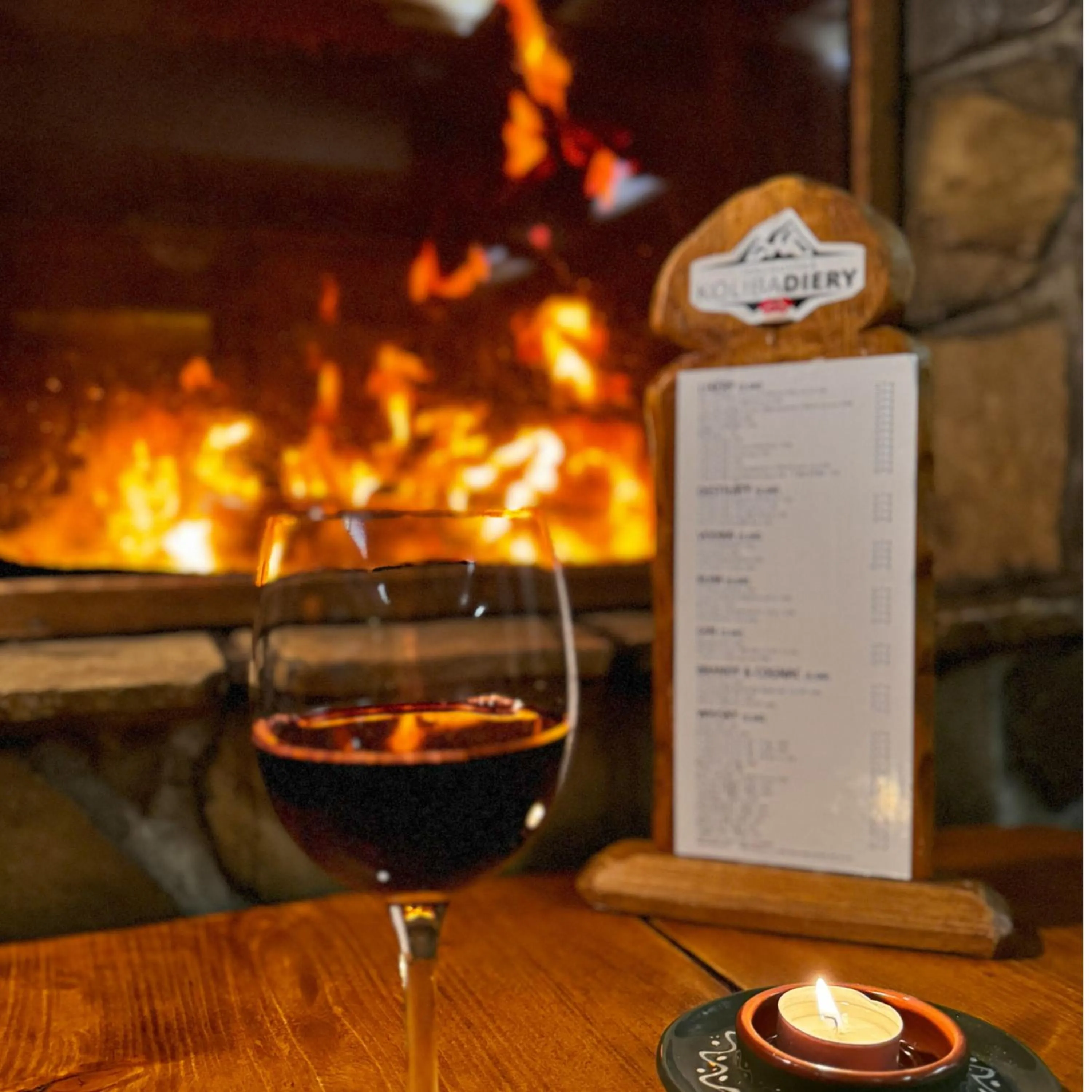 Alcoholic drinks in Hotel Diery