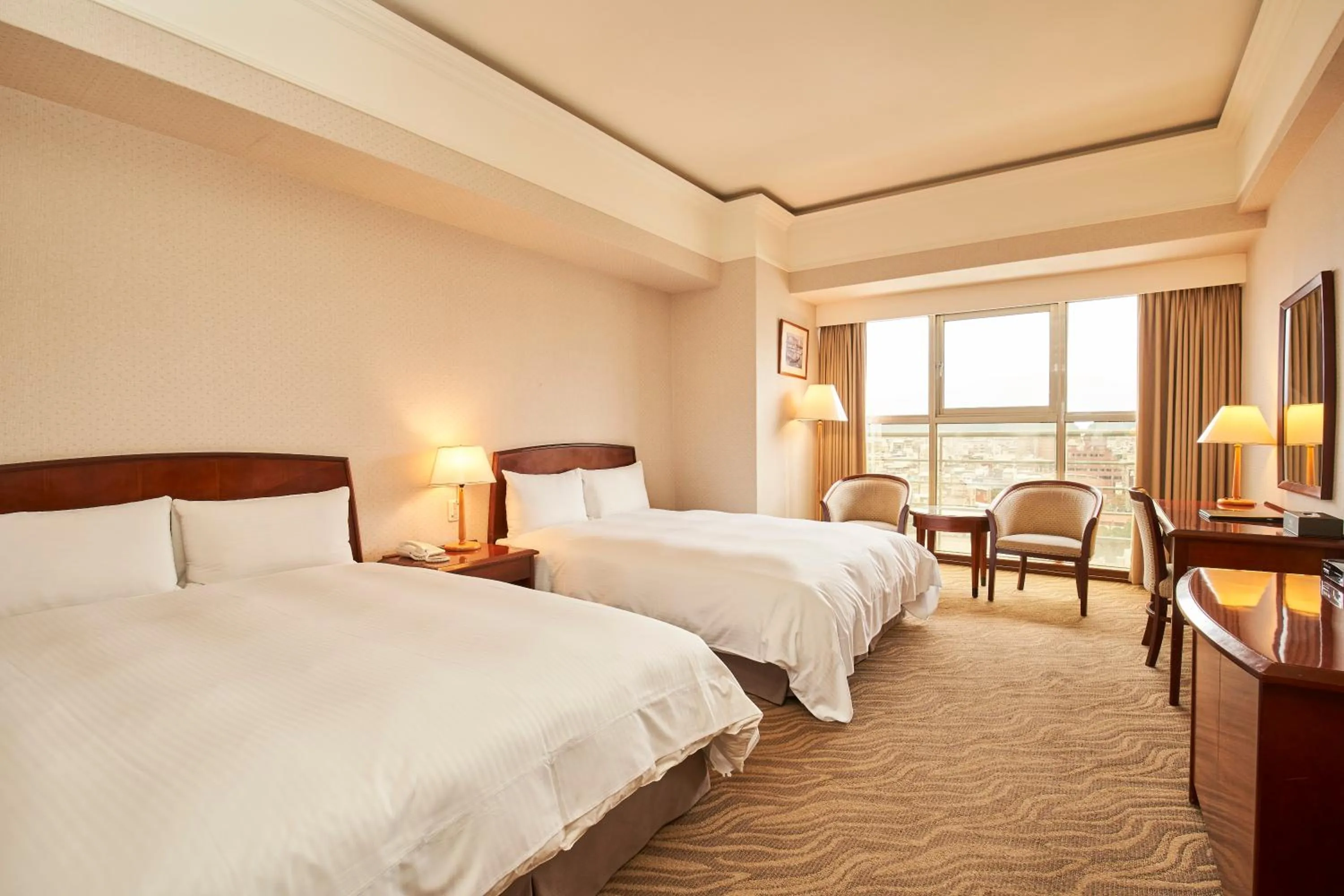 Photo of the whole room, Bed in Kavalan Hotel