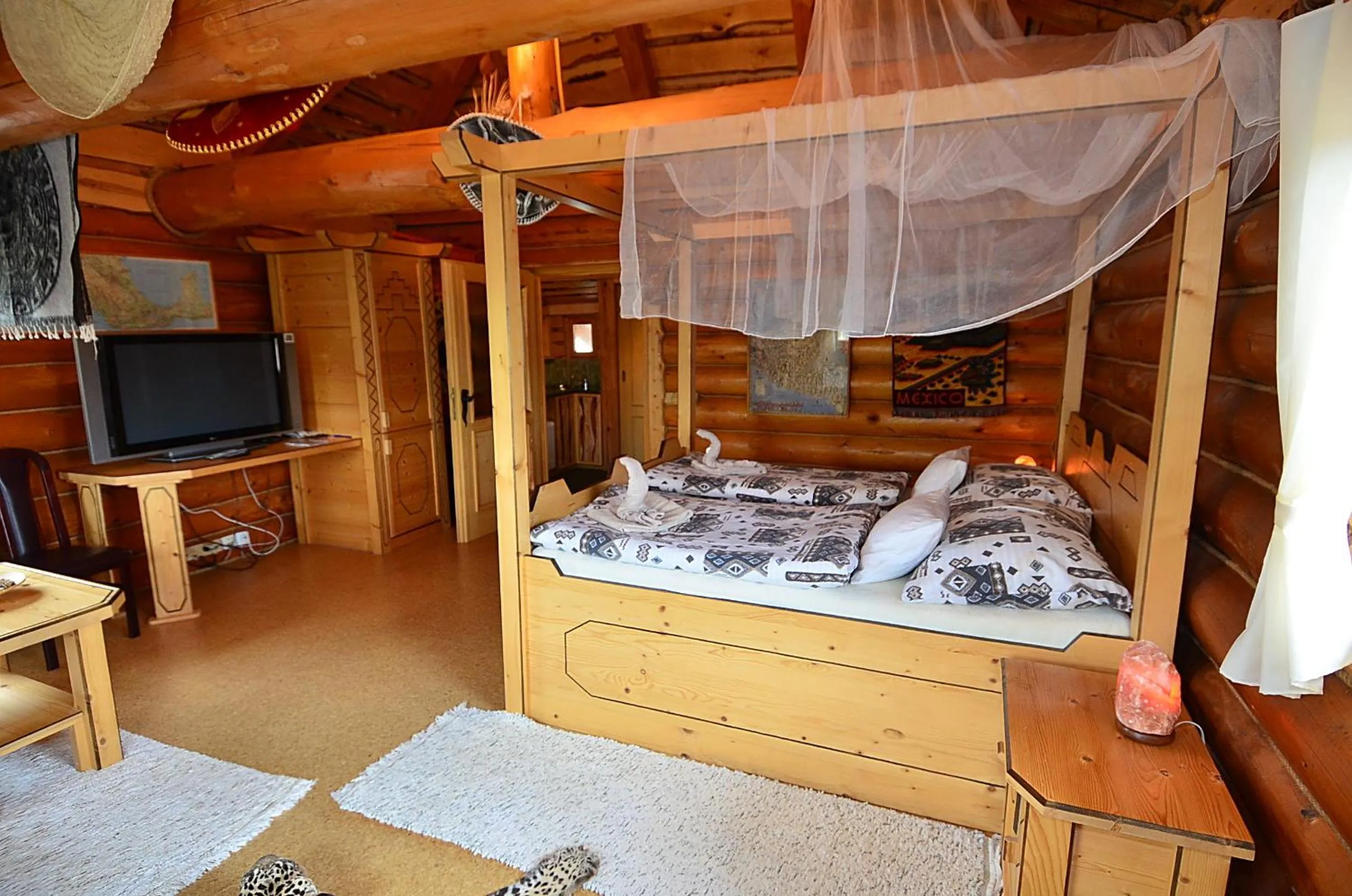 Bedroom, Bed in Resort Svět