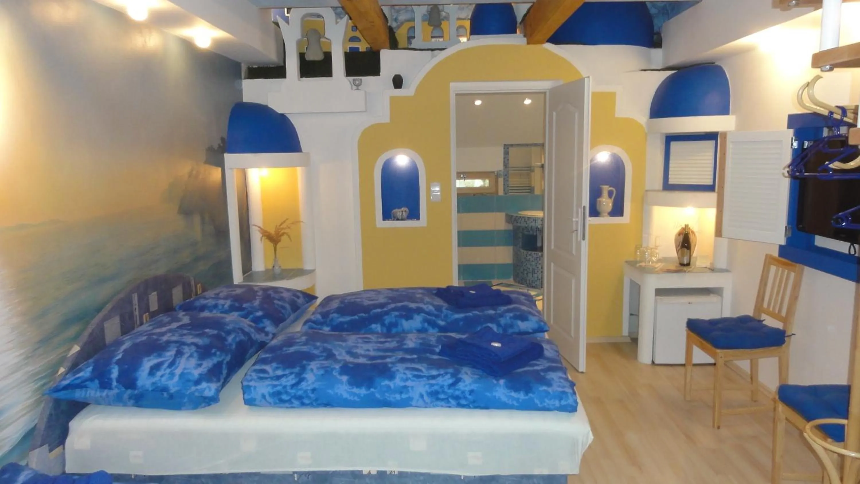 Bedroom, Bed in Resort Svět