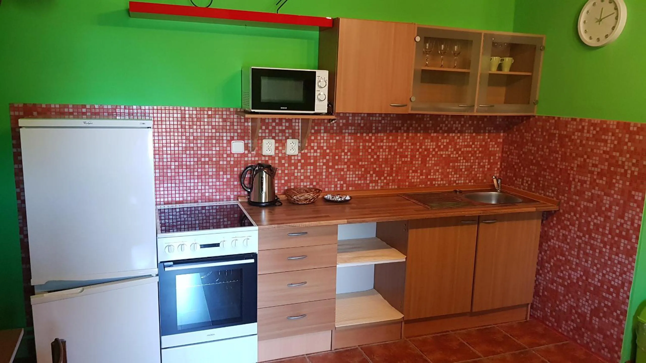 Kitchen or kitchenette in Resort Svět