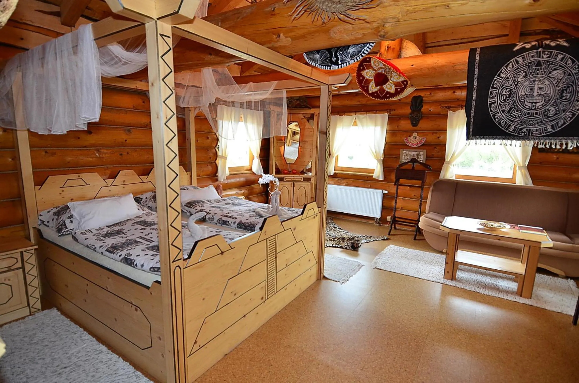 Bedroom, Bed in Resort Svět