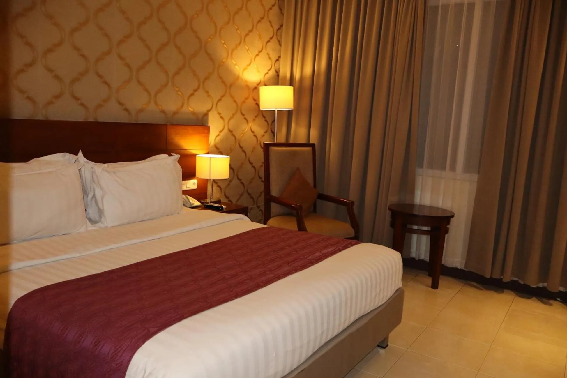 Bed in The Victoria Hotel Yogyakarta