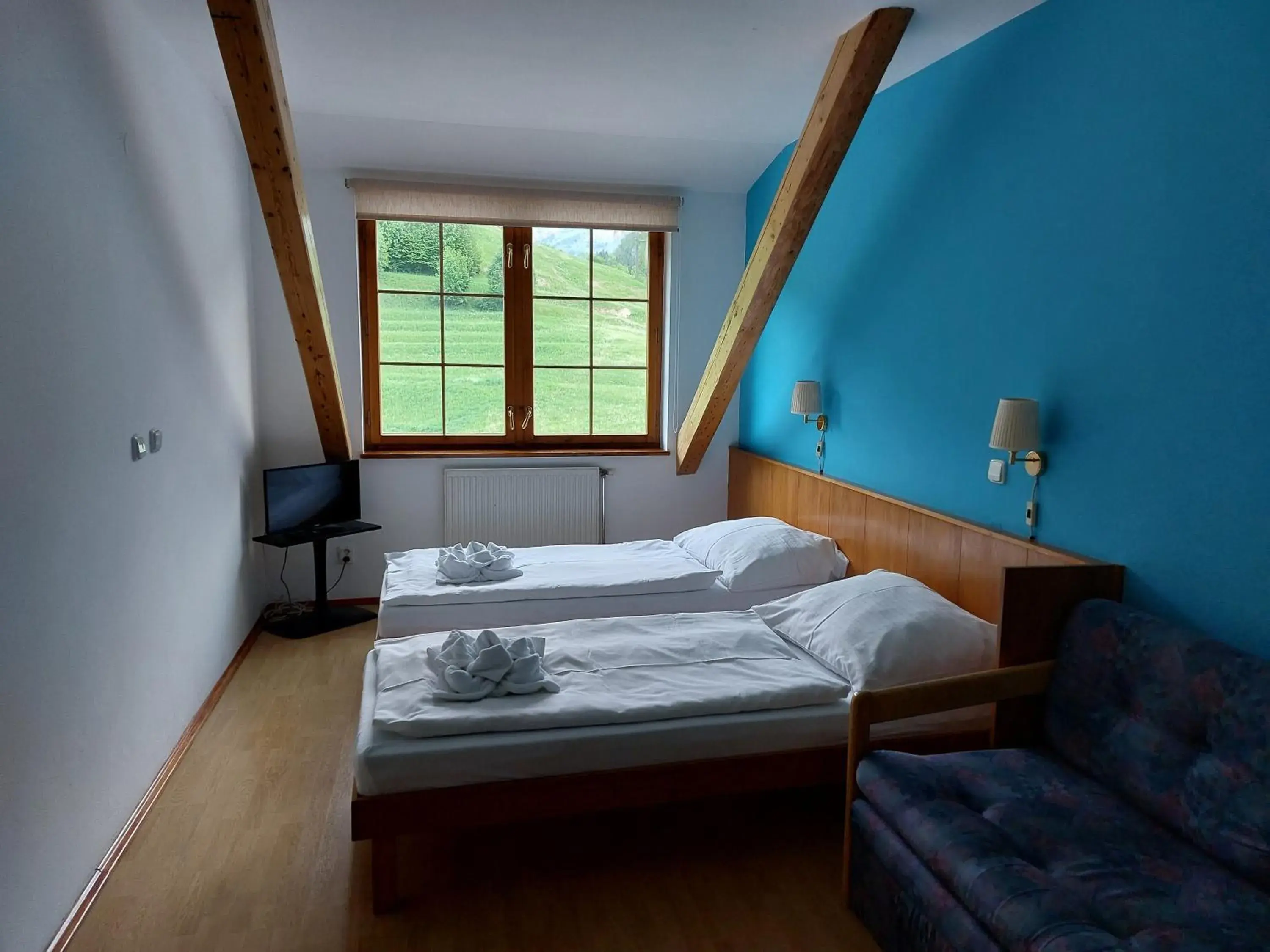 Twin Room with Mountain View in Hotel Gold Twin Room with Mountain View in Hotel Gold