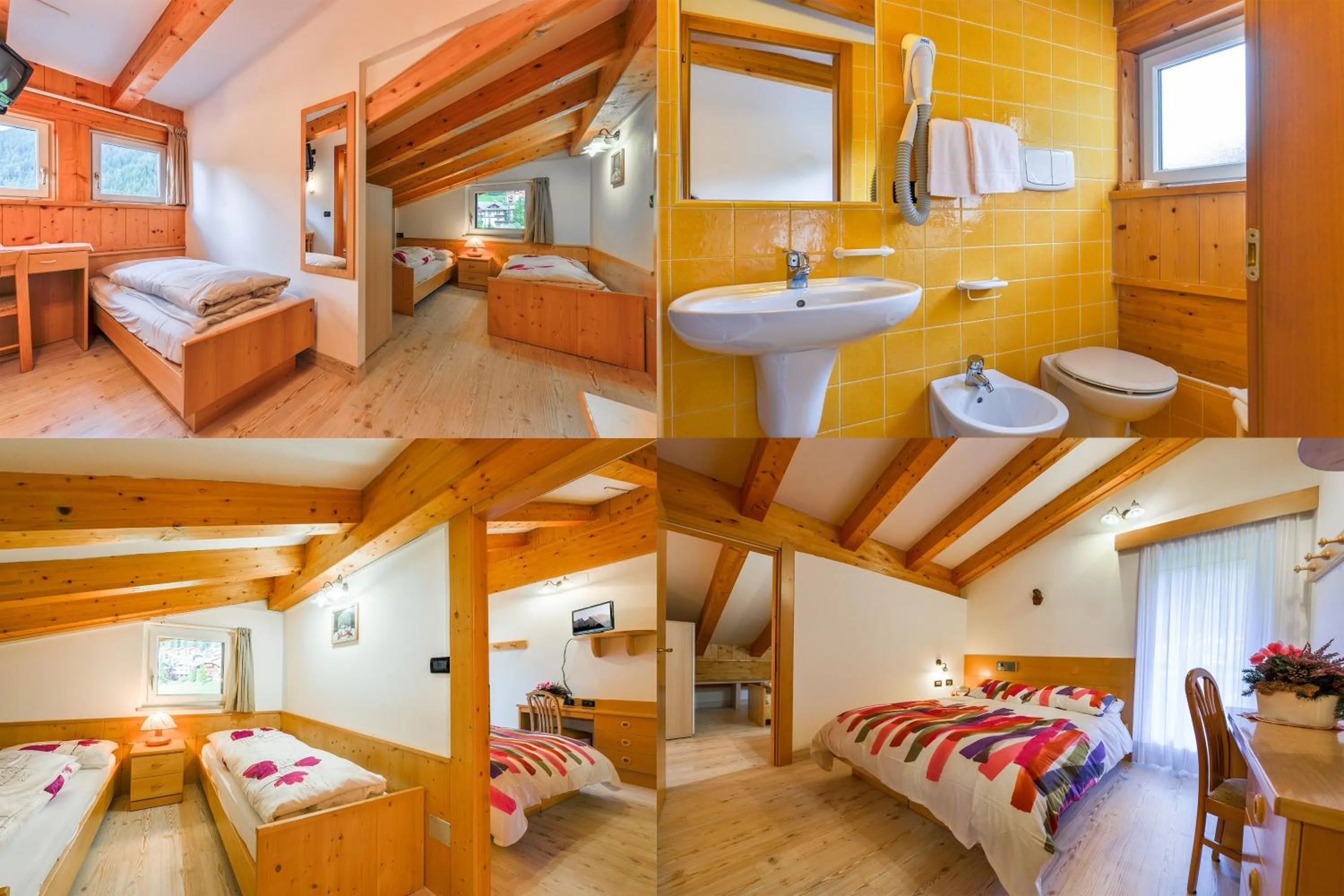 Bed in Chalet Pineta relax location