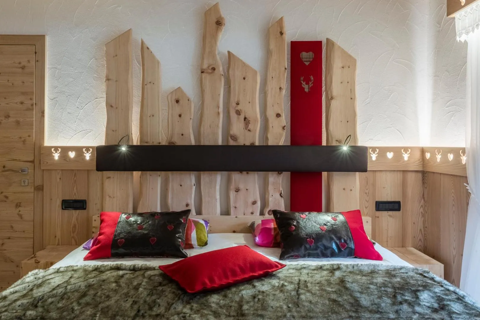 Bed in Chalet Pineta relax location