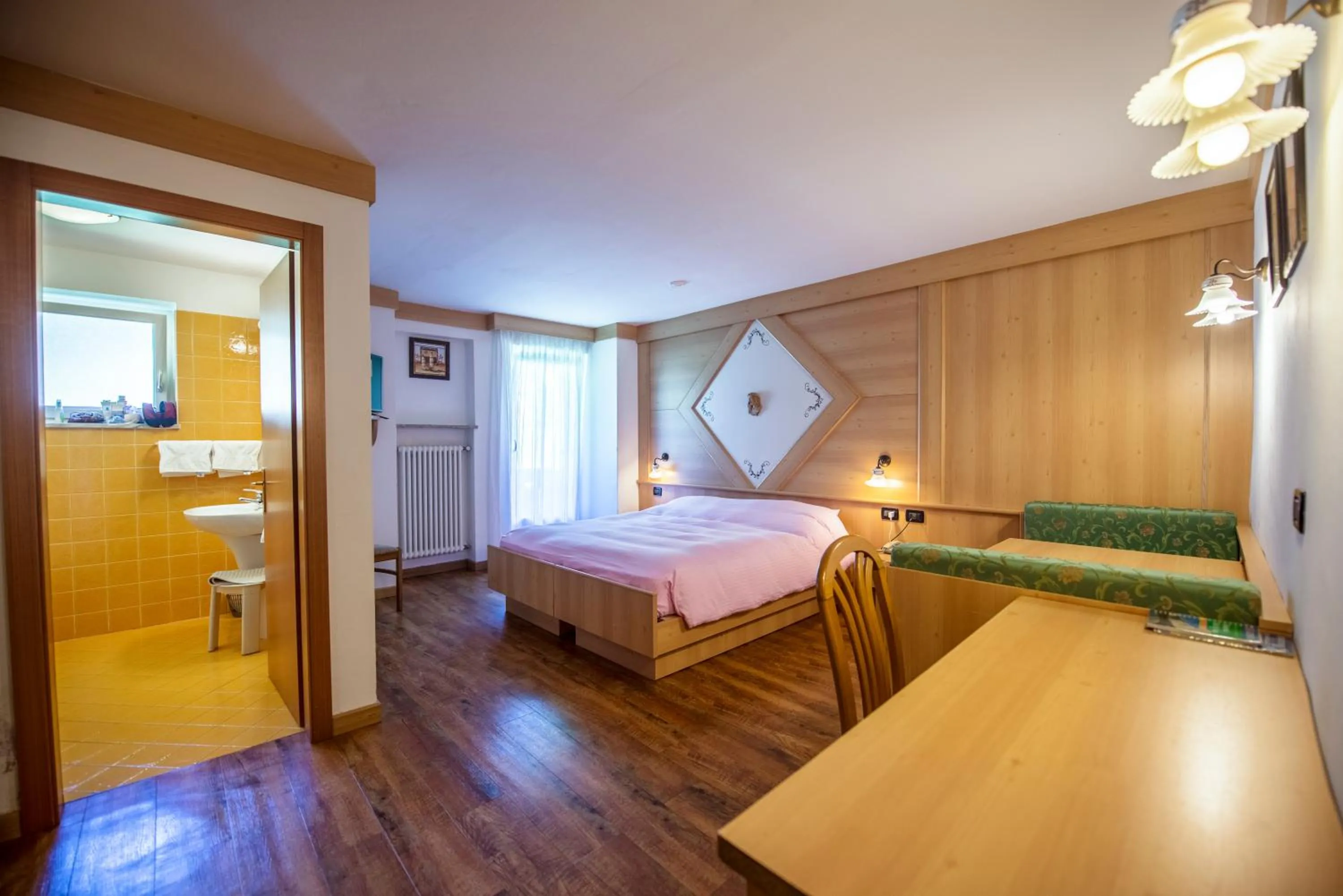 Bed in Chalet Pineta relax location
