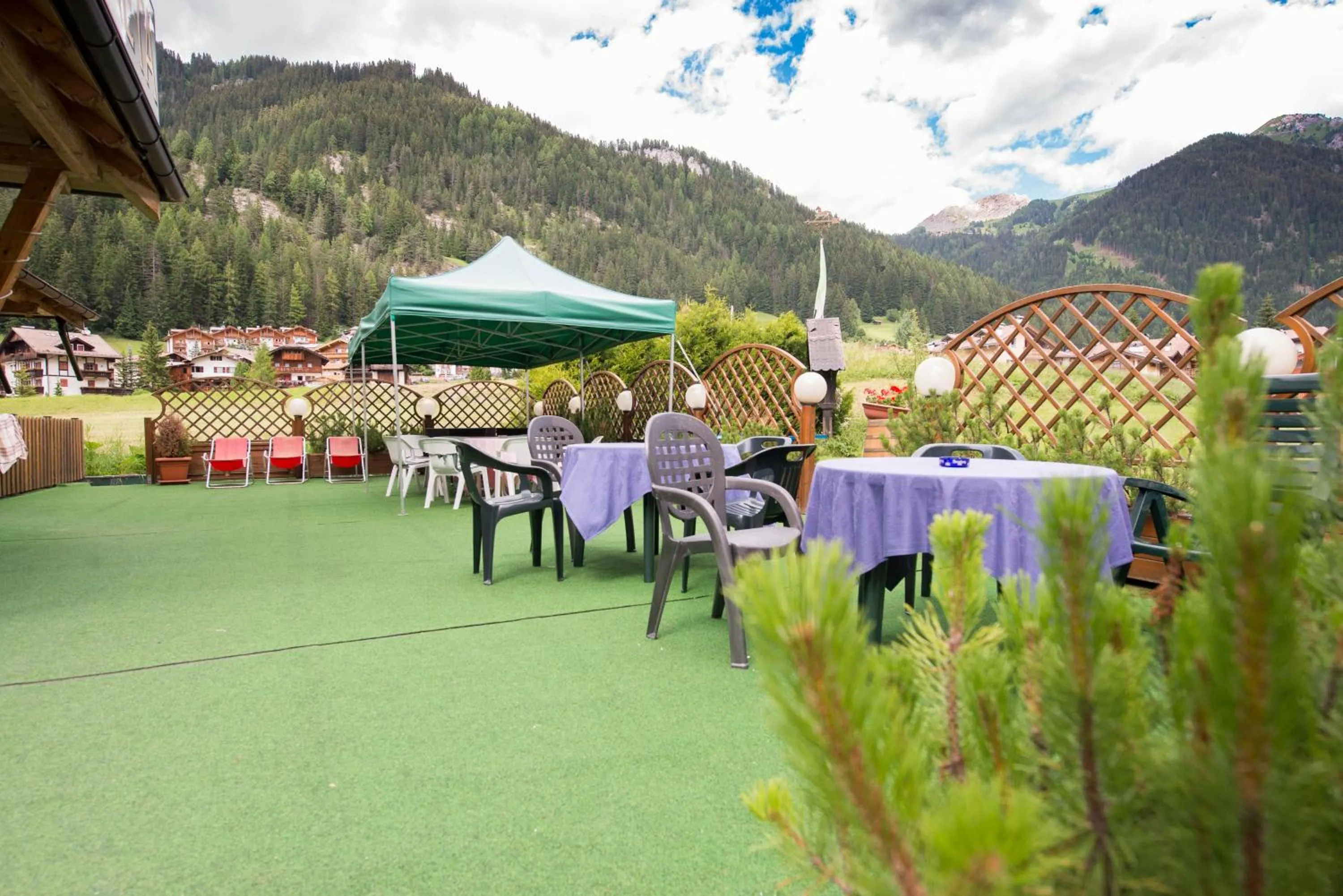 Garden in Chalet Pineta relax location