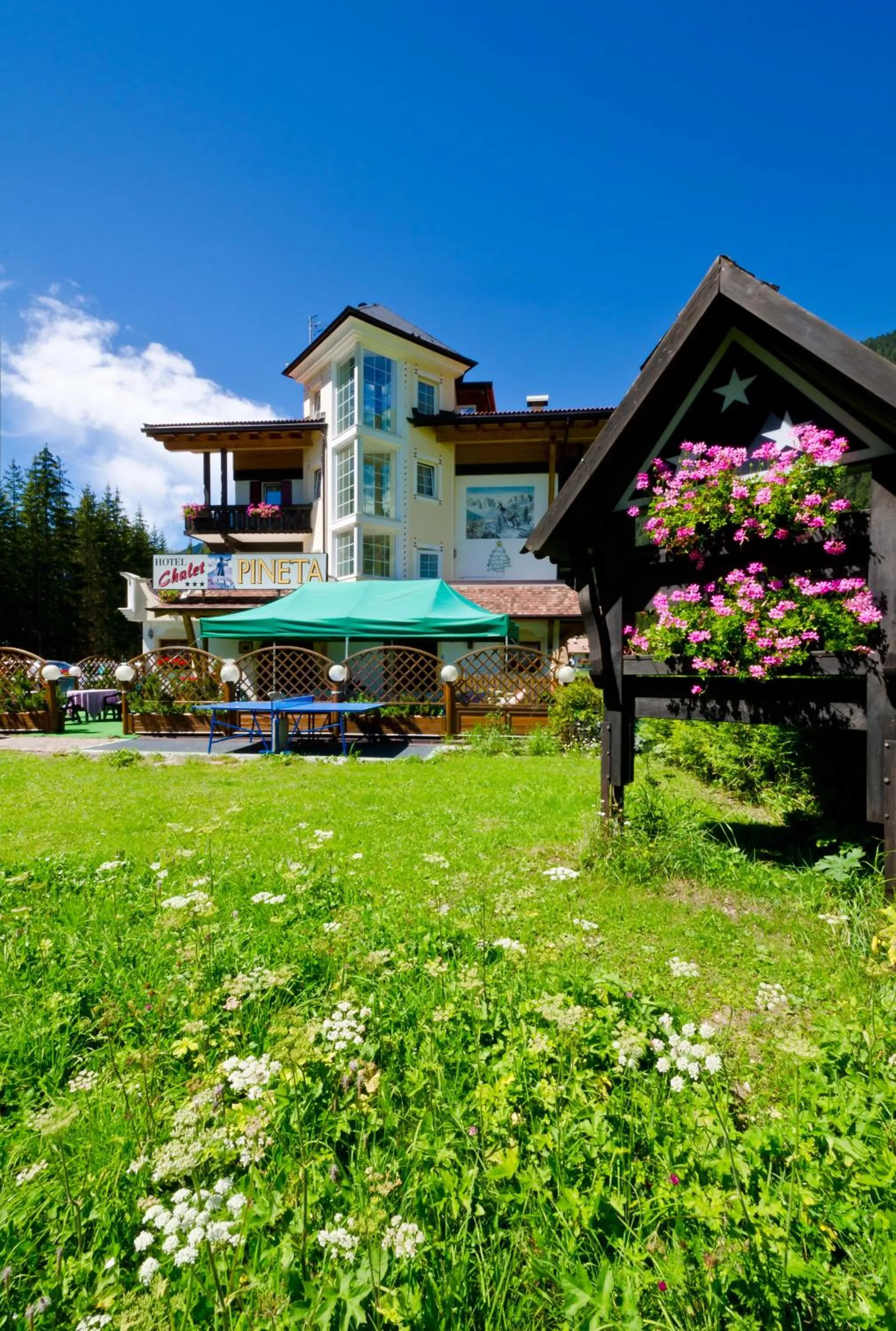 Facade/entrance in Chalet Pineta relax location