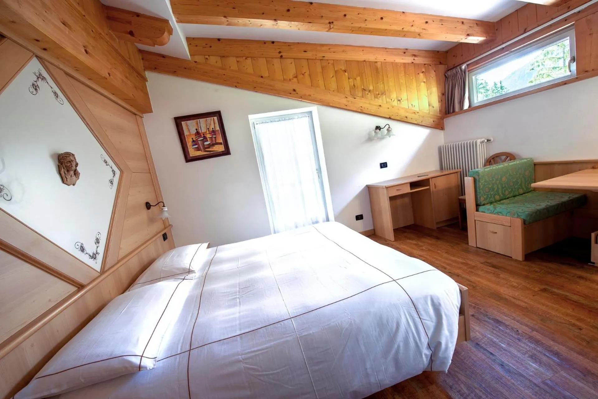 Bed in Chalet Pineta relax location