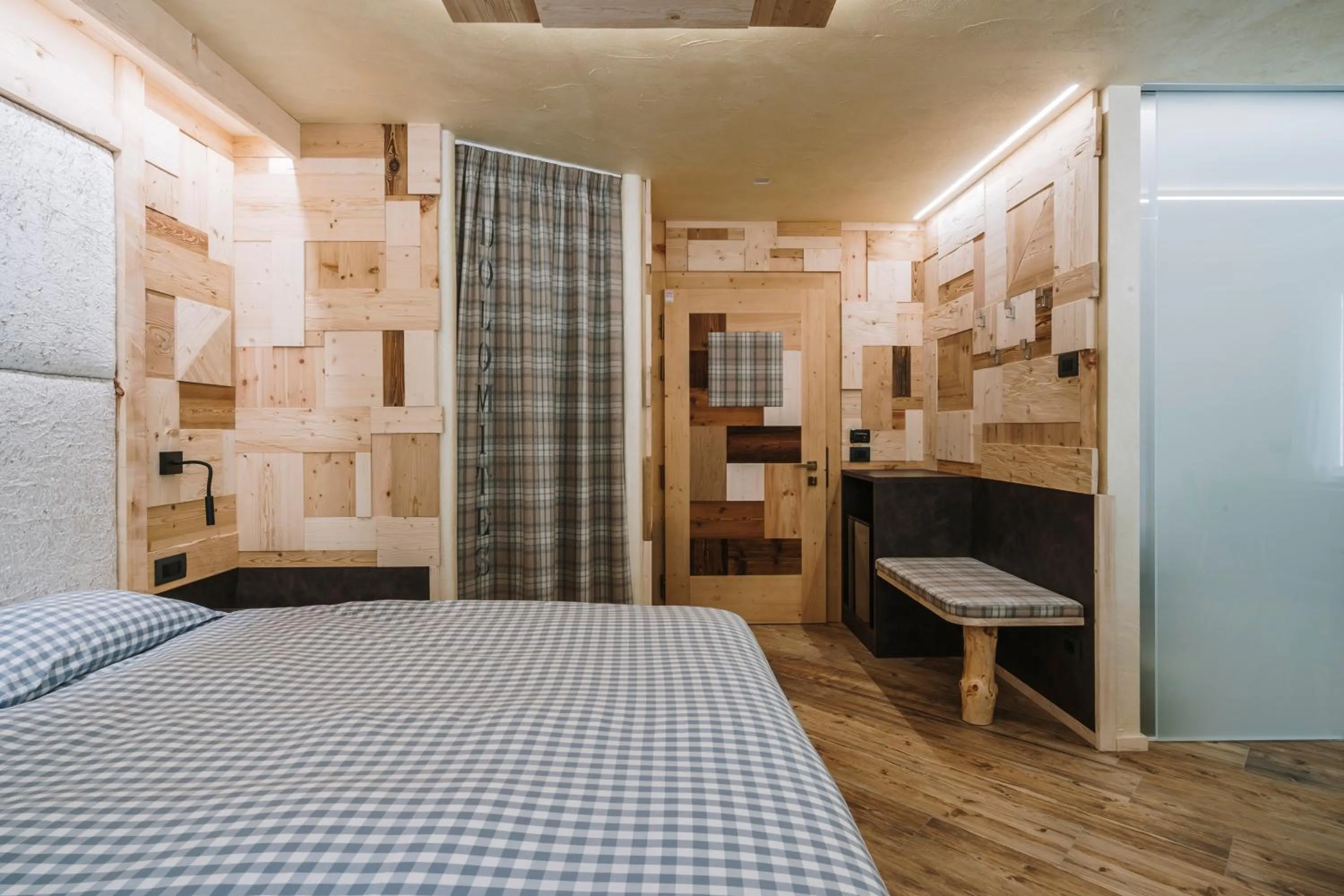 Bed in Chalet Pineta relax location