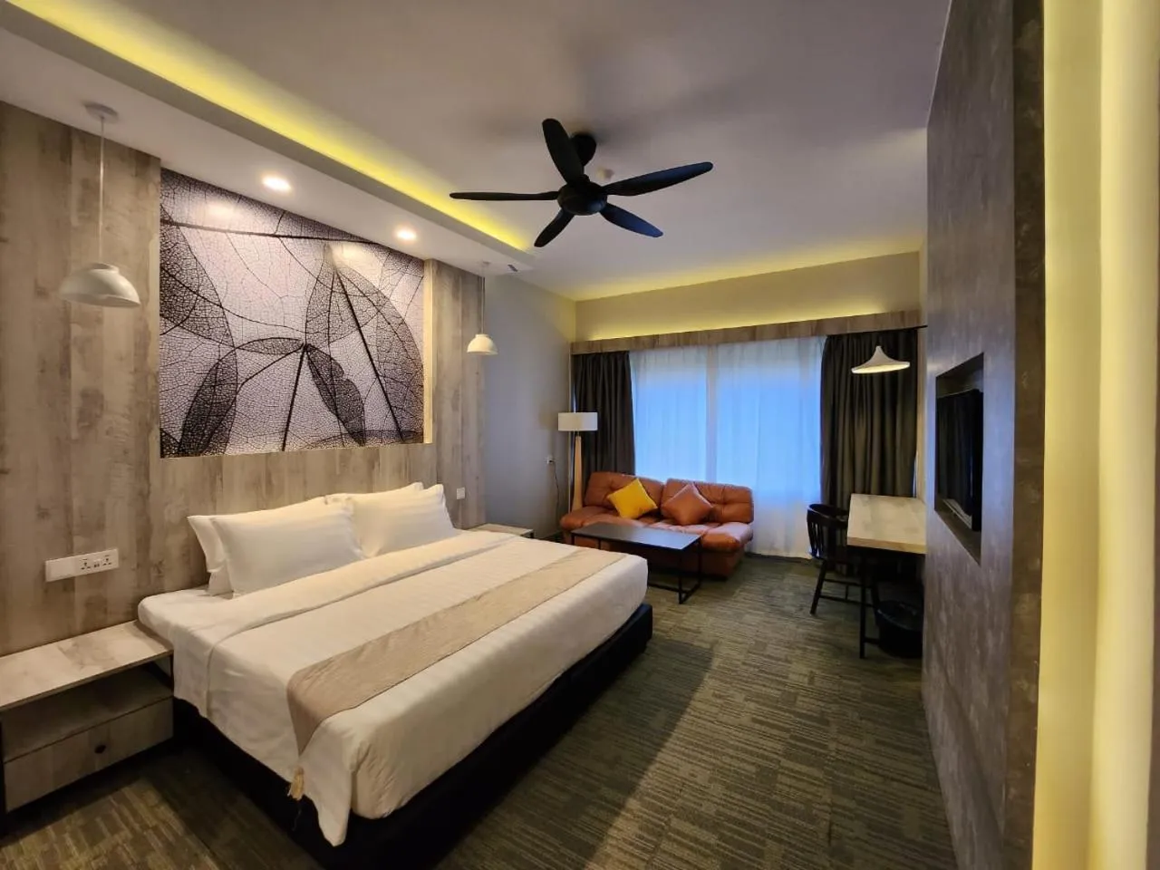 Bed in Perkasa Hotel Mt Kinabalu