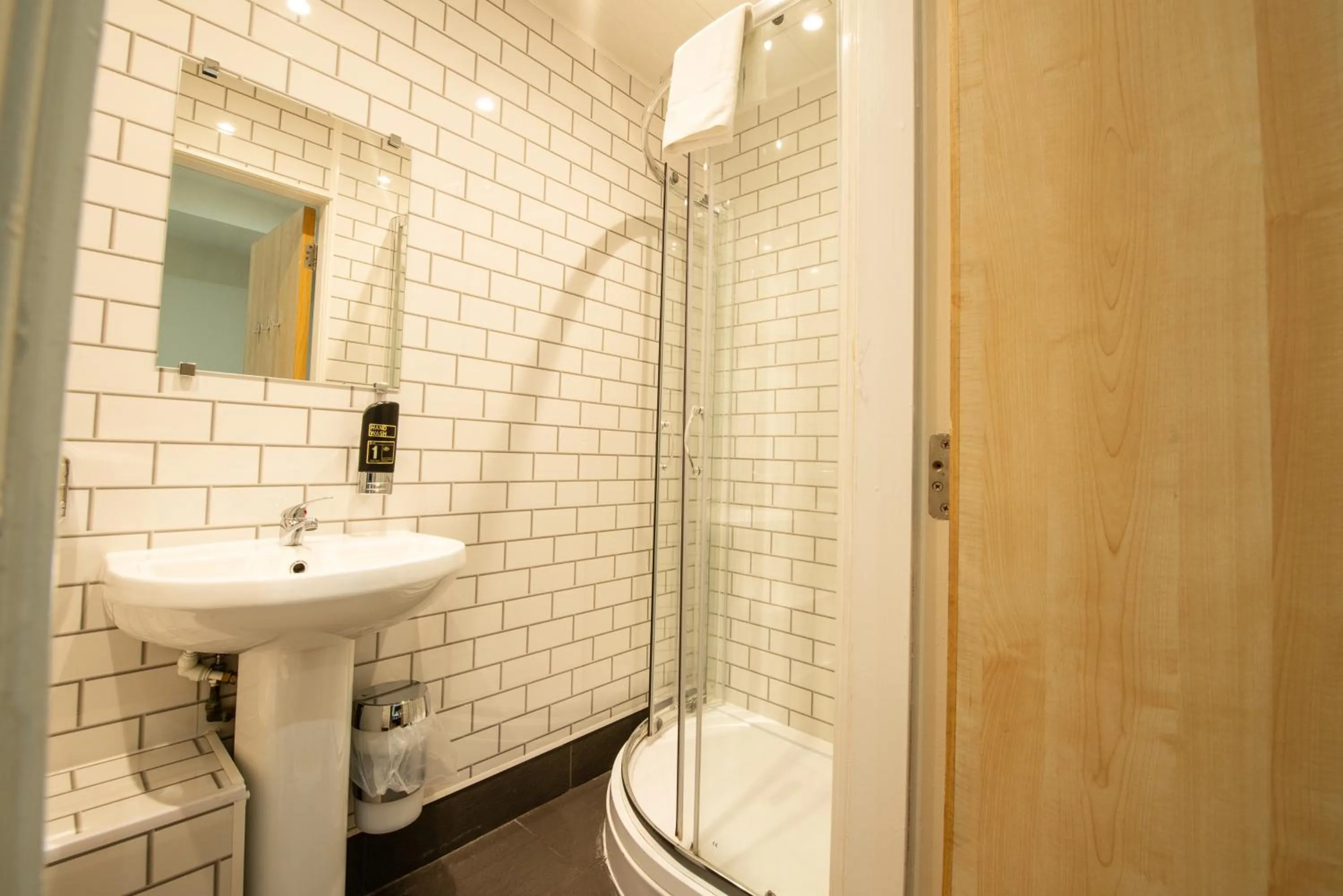 Bathroom in a&o Edinburgh City