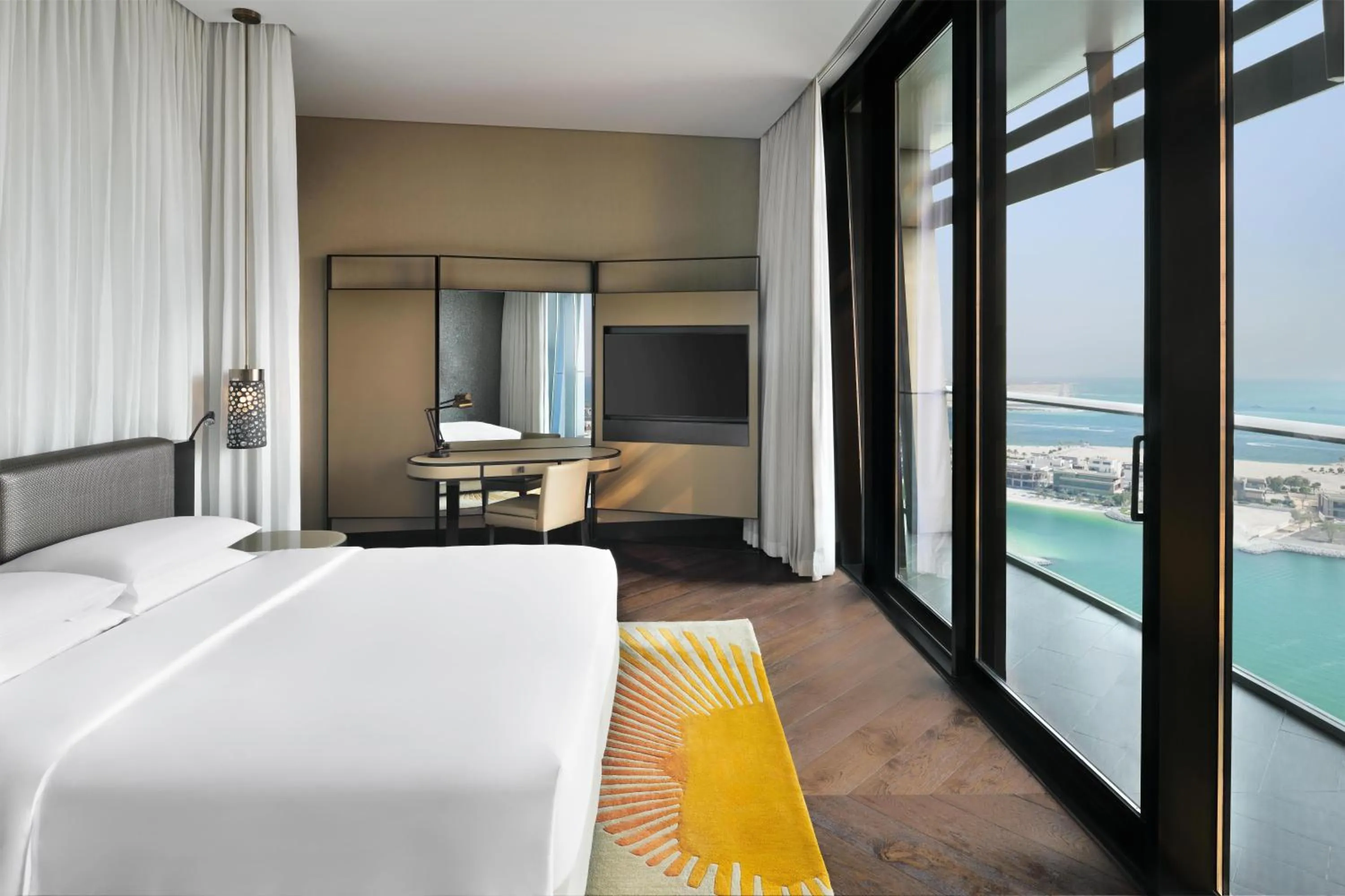 Photo of the whole room, Bed in Grand Hyatt Abu Dhabi Hotel & Residences Emirates Pearl