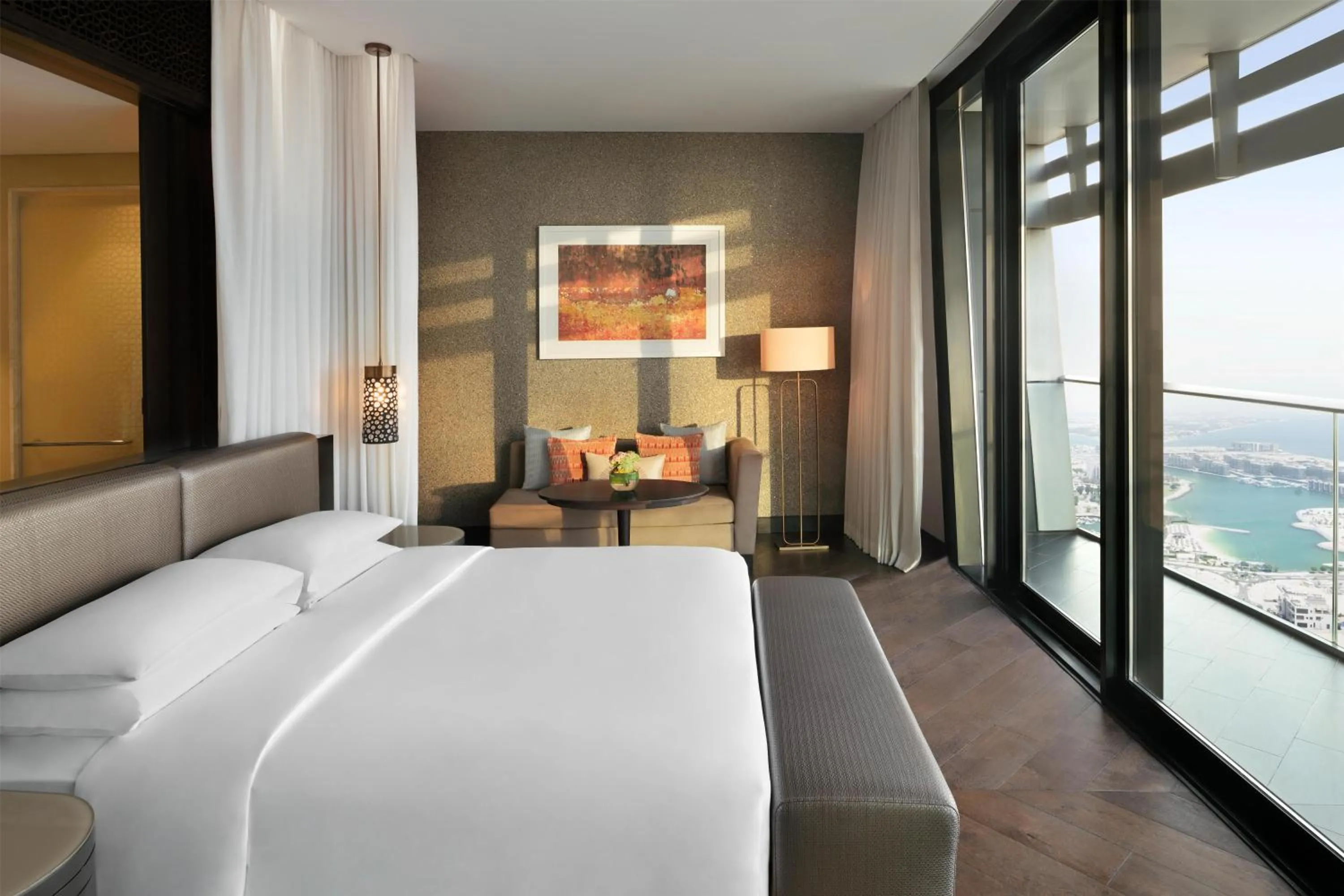 Photo of the whole room, Bed in Grand Hyatt Abu Dhabi Hotel & Residences Emirates Pearl