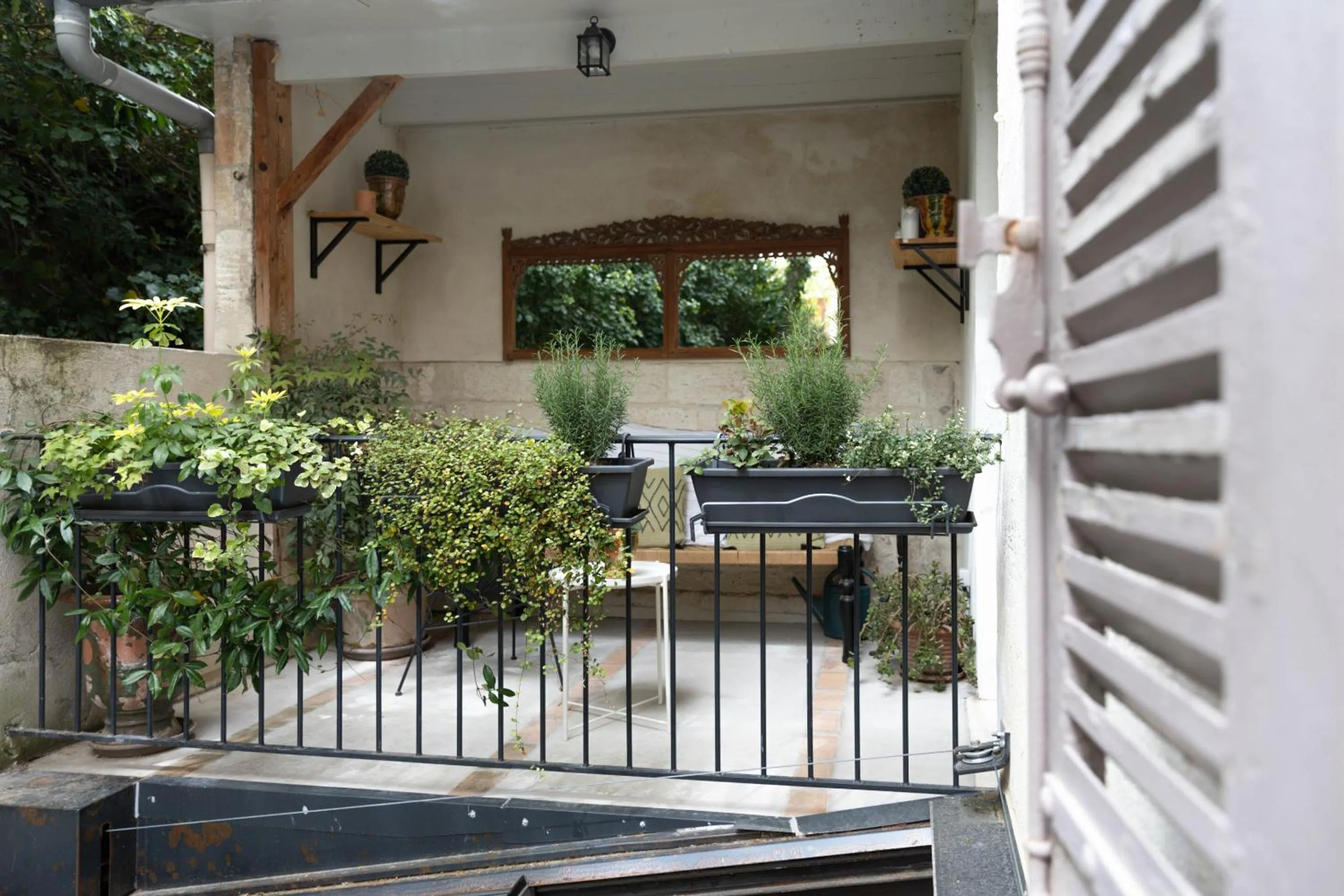 Balcony/Terrace in Boutique Hôtel - La Demoiselle