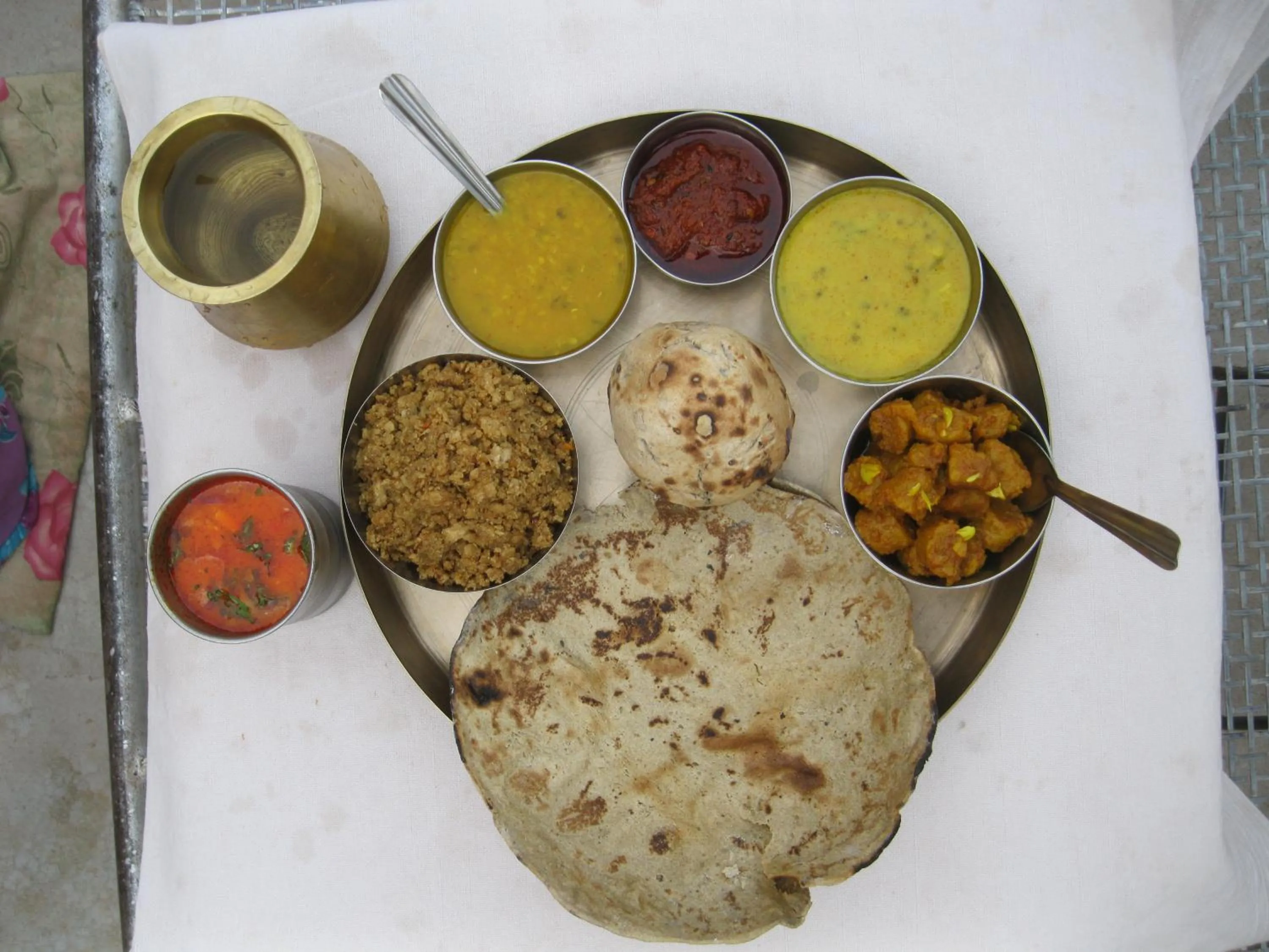 Lunch in Chhotaram Prajapat Home Stay