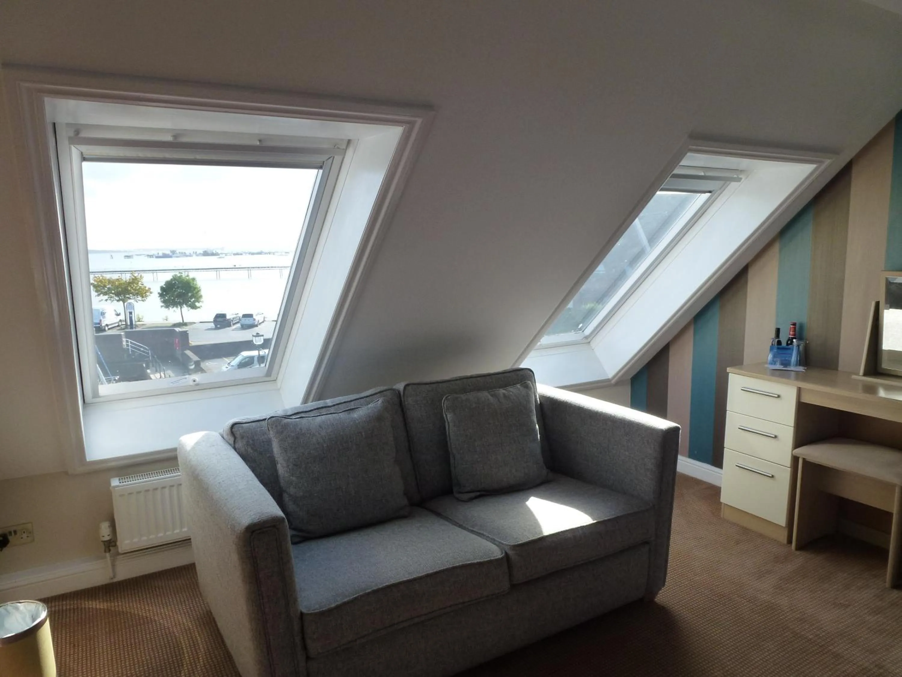 Seating area in Boathouse Hotel