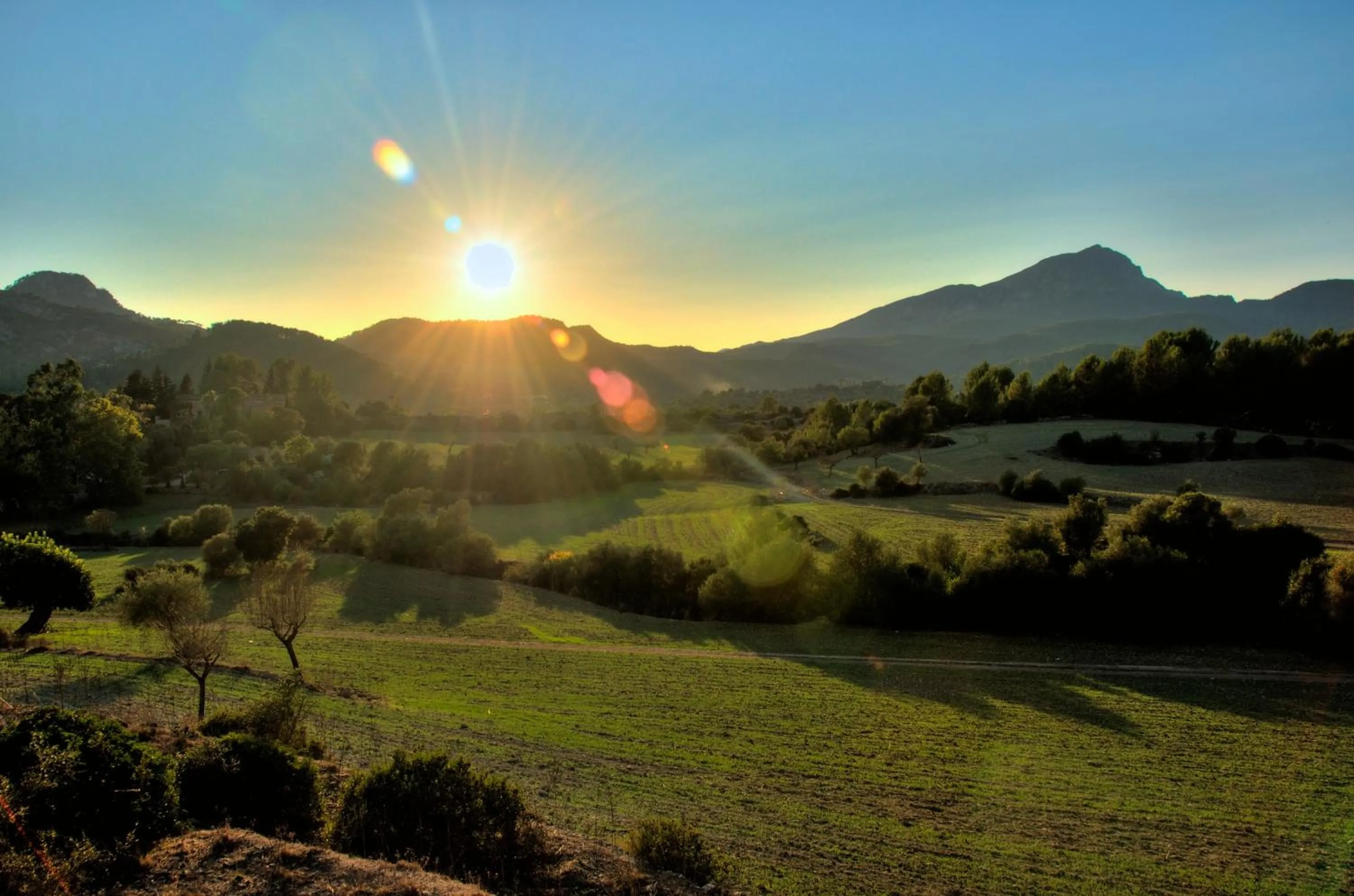 Mountain view in Finca Son Pont