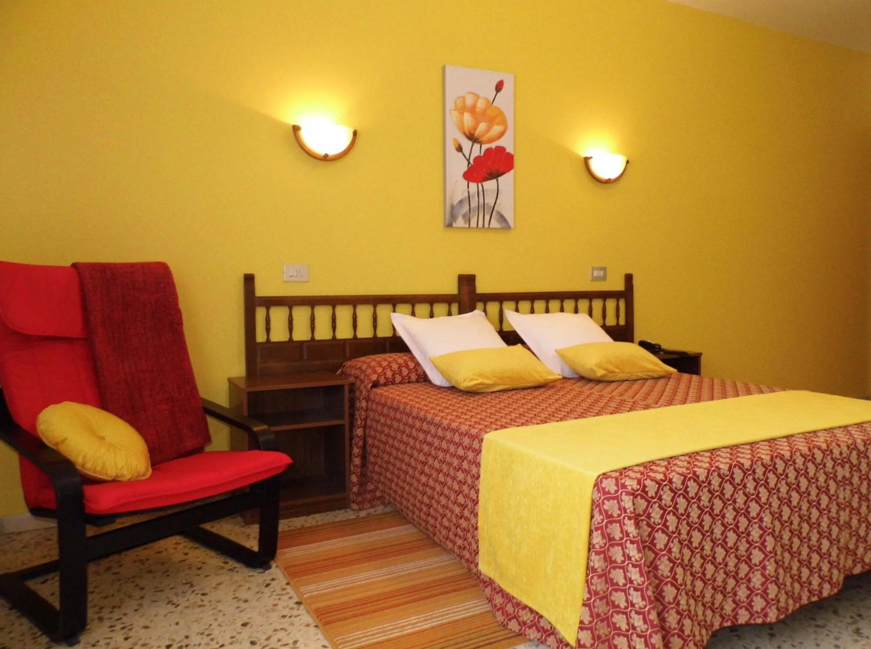 Bedroom, Bed in Hotel Arboleda