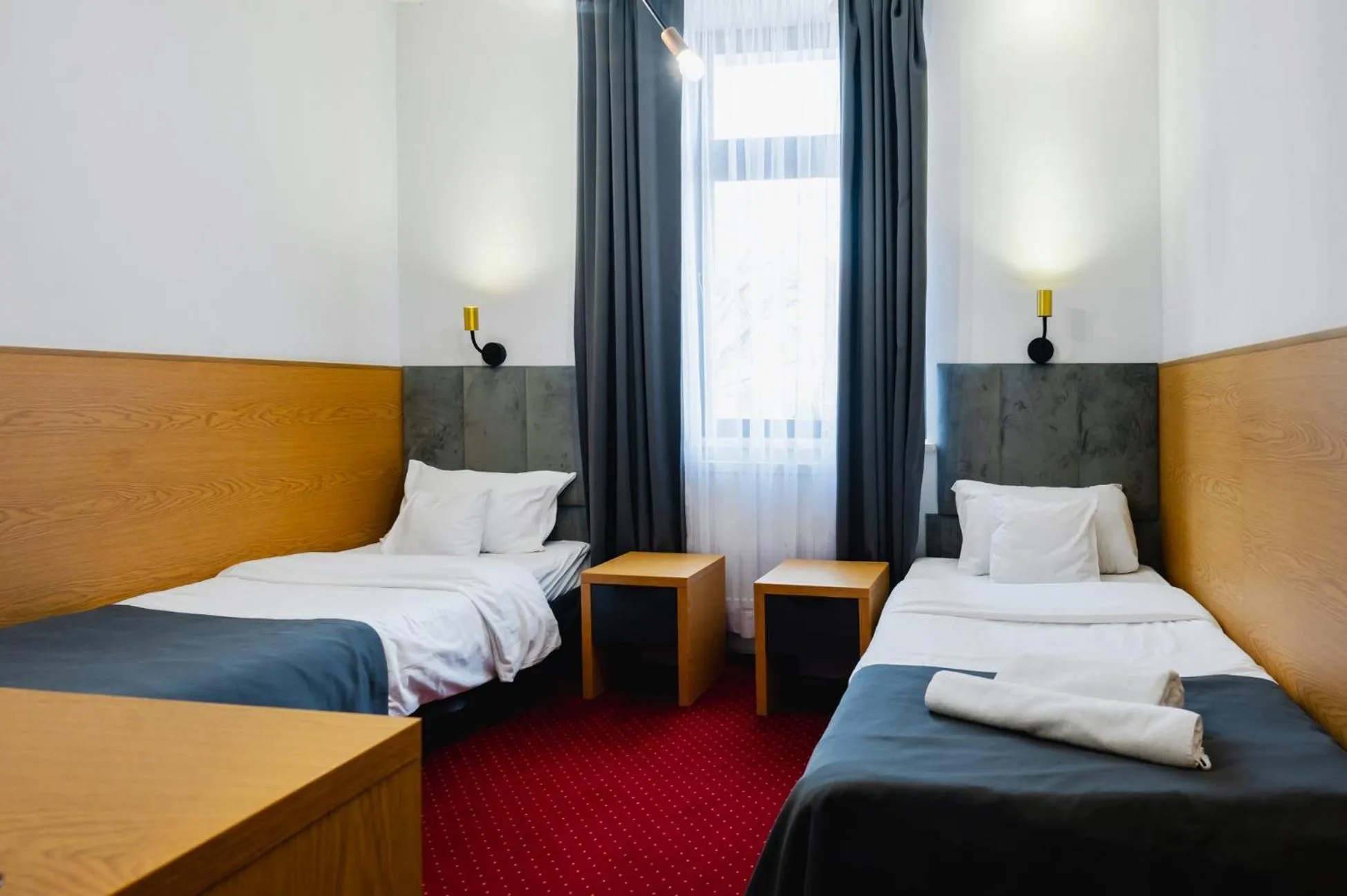 Bed in Hotel Poniatowski