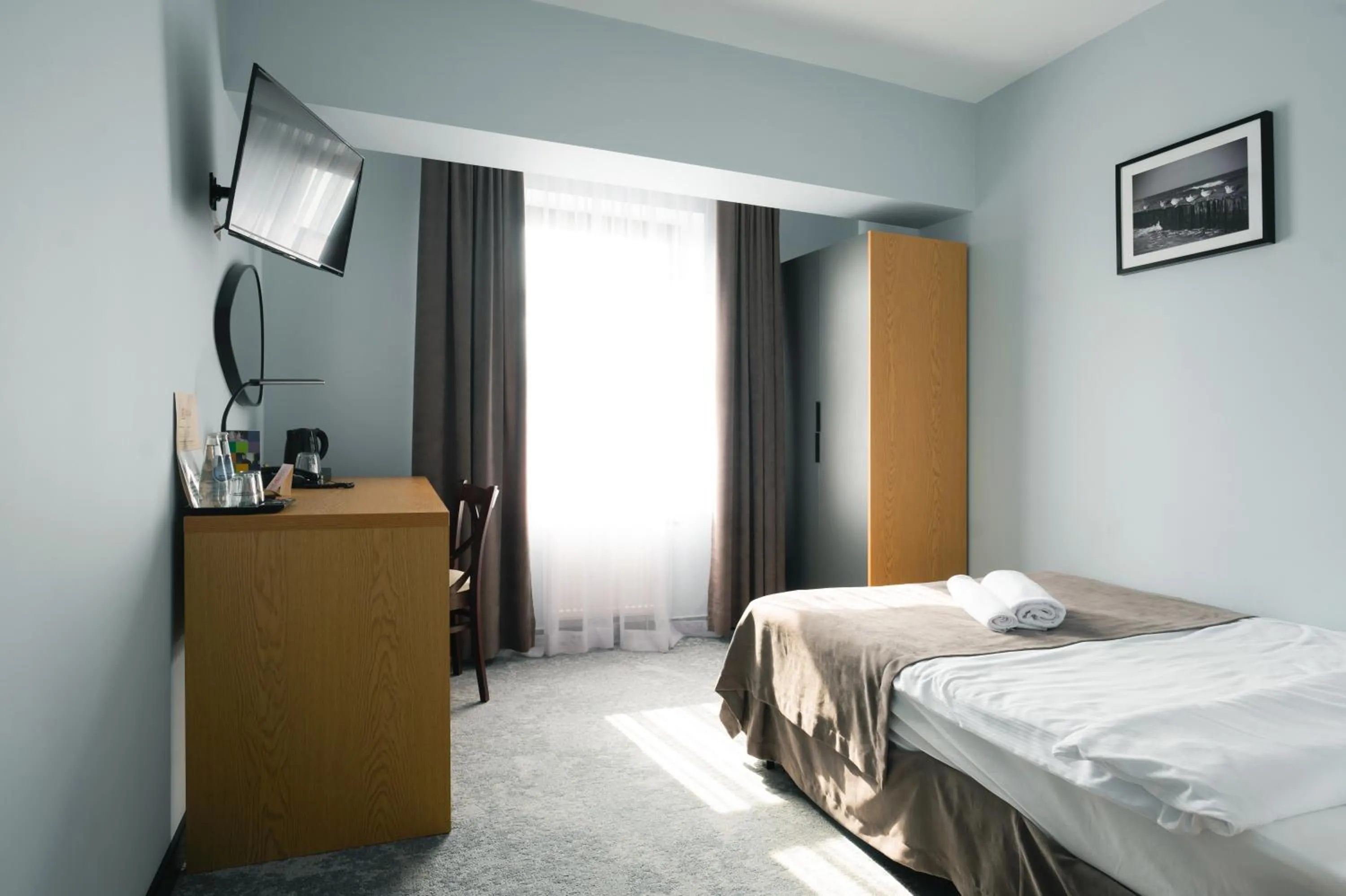 Bed in Hotel Poniatowski