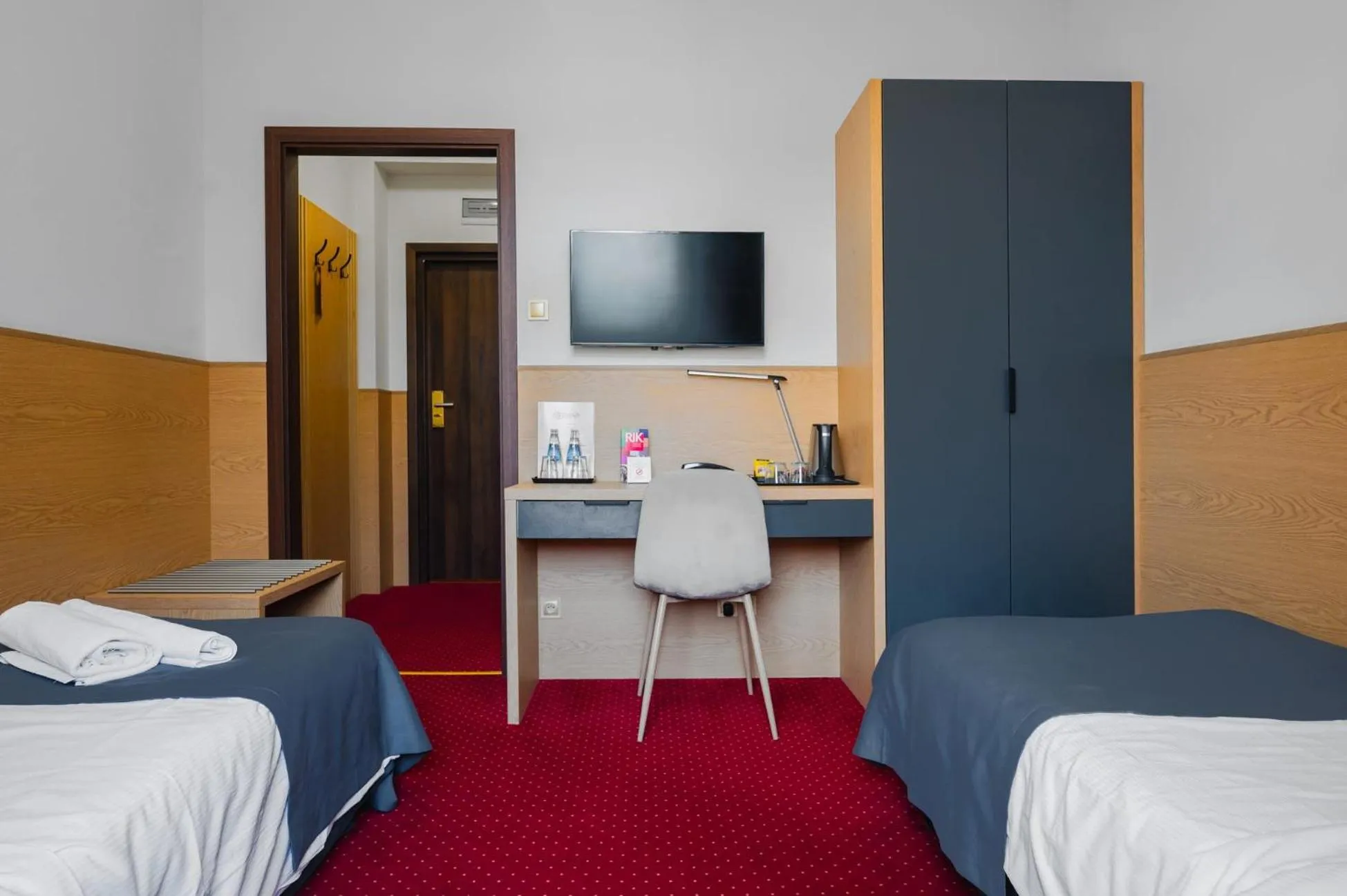 Bed in Hotel Poniatowski