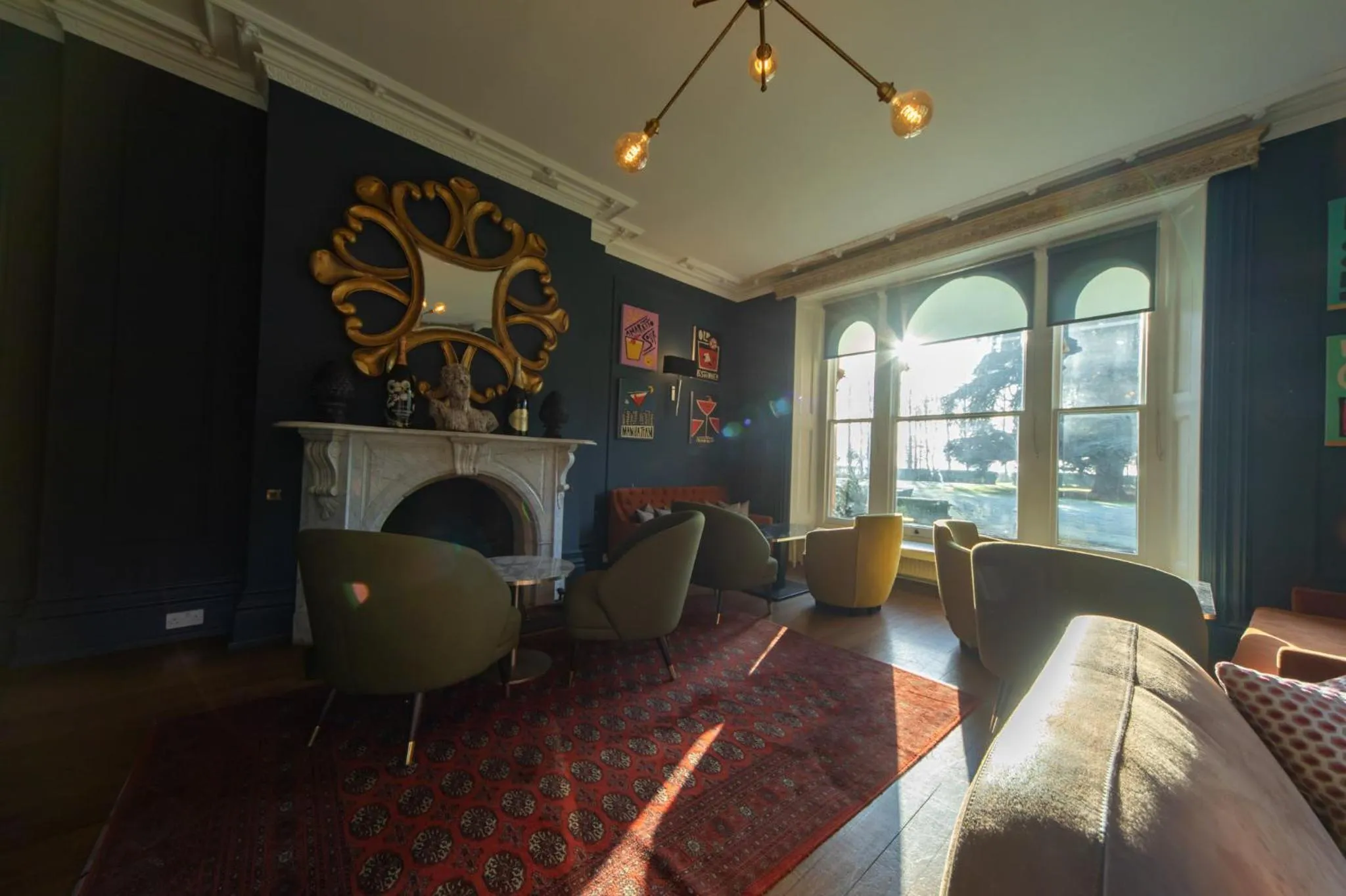 Seating area in Beechfield House