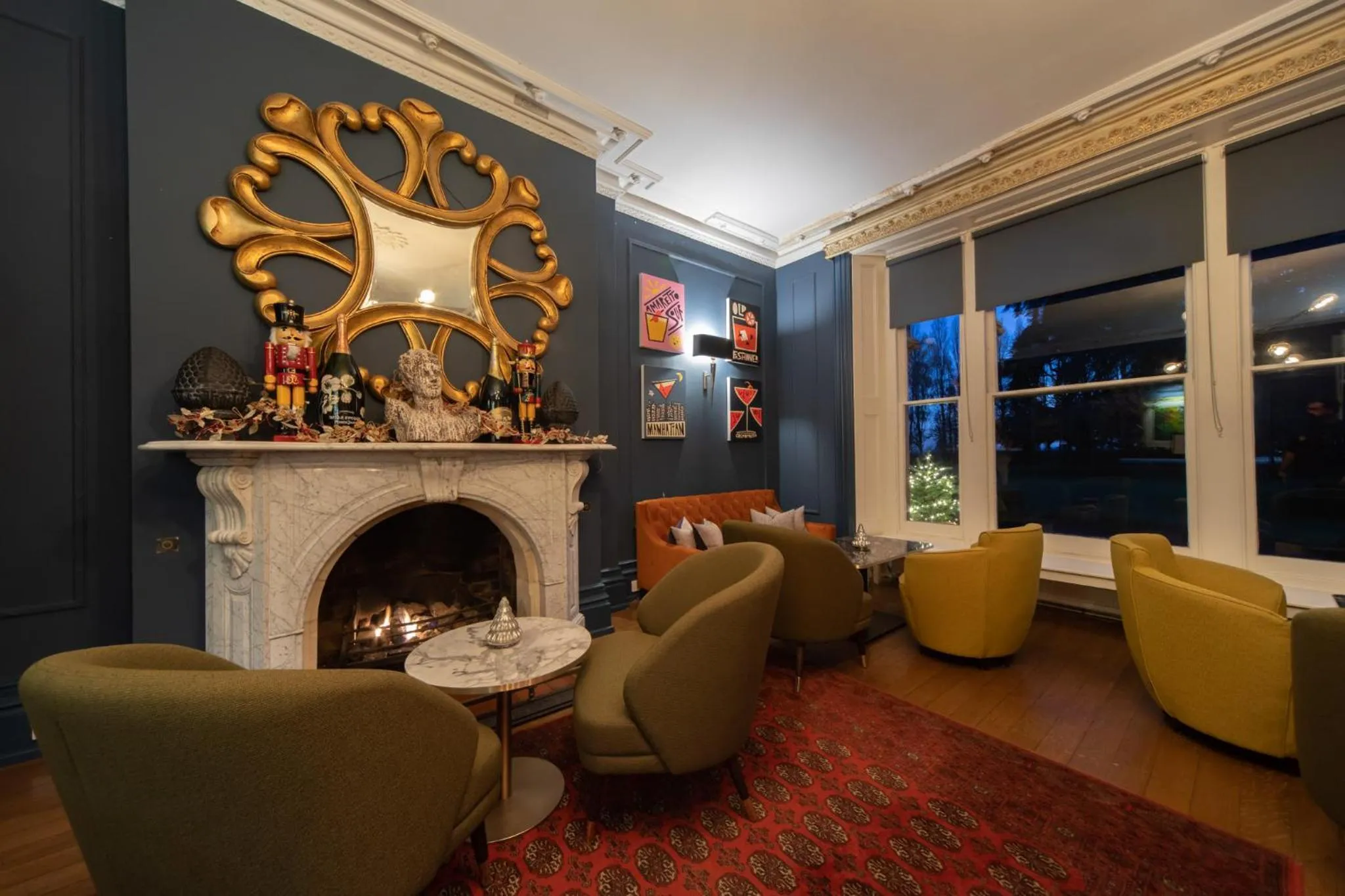 Seating area in Beechfield House