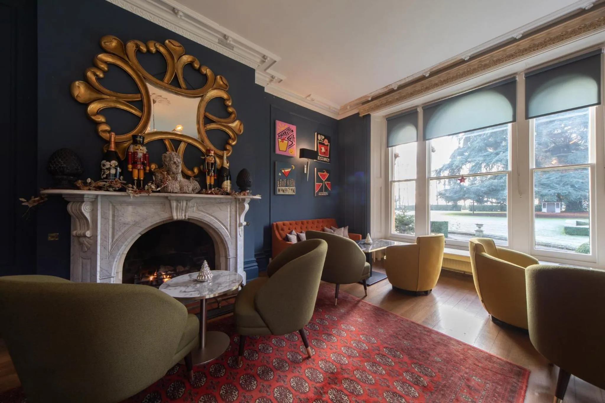 Seating area in Beechfield House