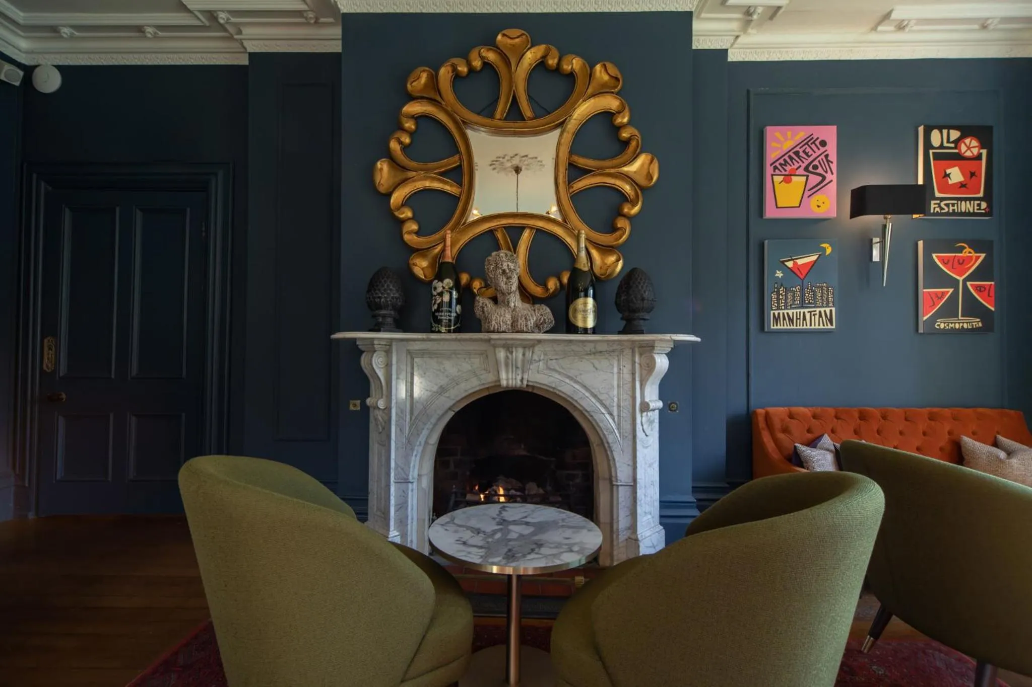 Seating area in Beechfield House