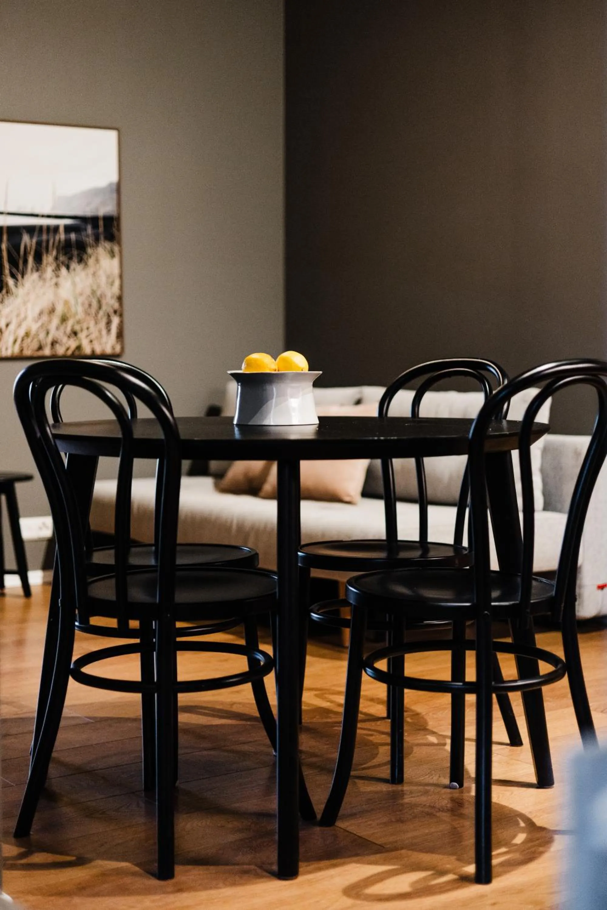 Living room in Rey Apartments