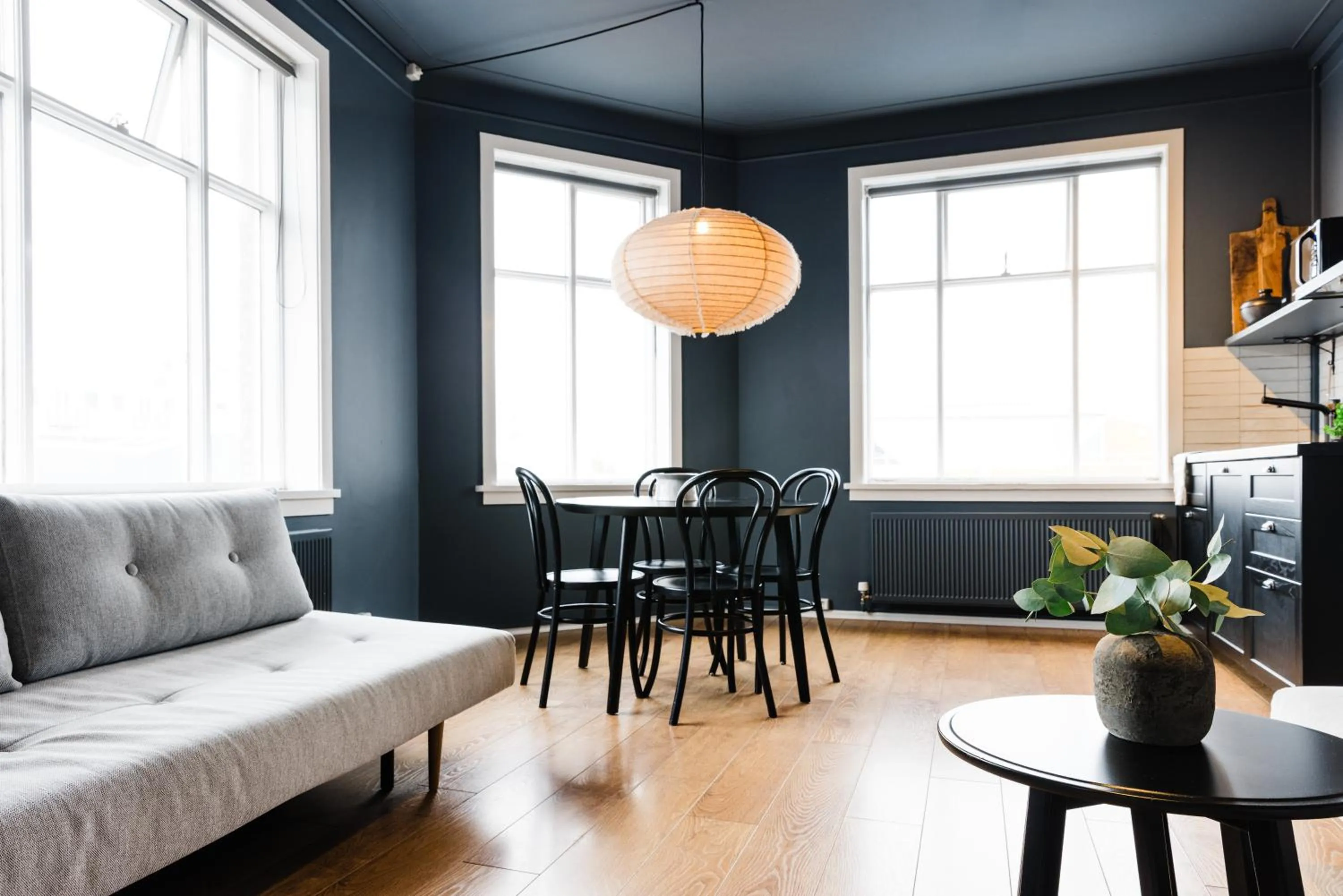 Living room in Rey Apartments