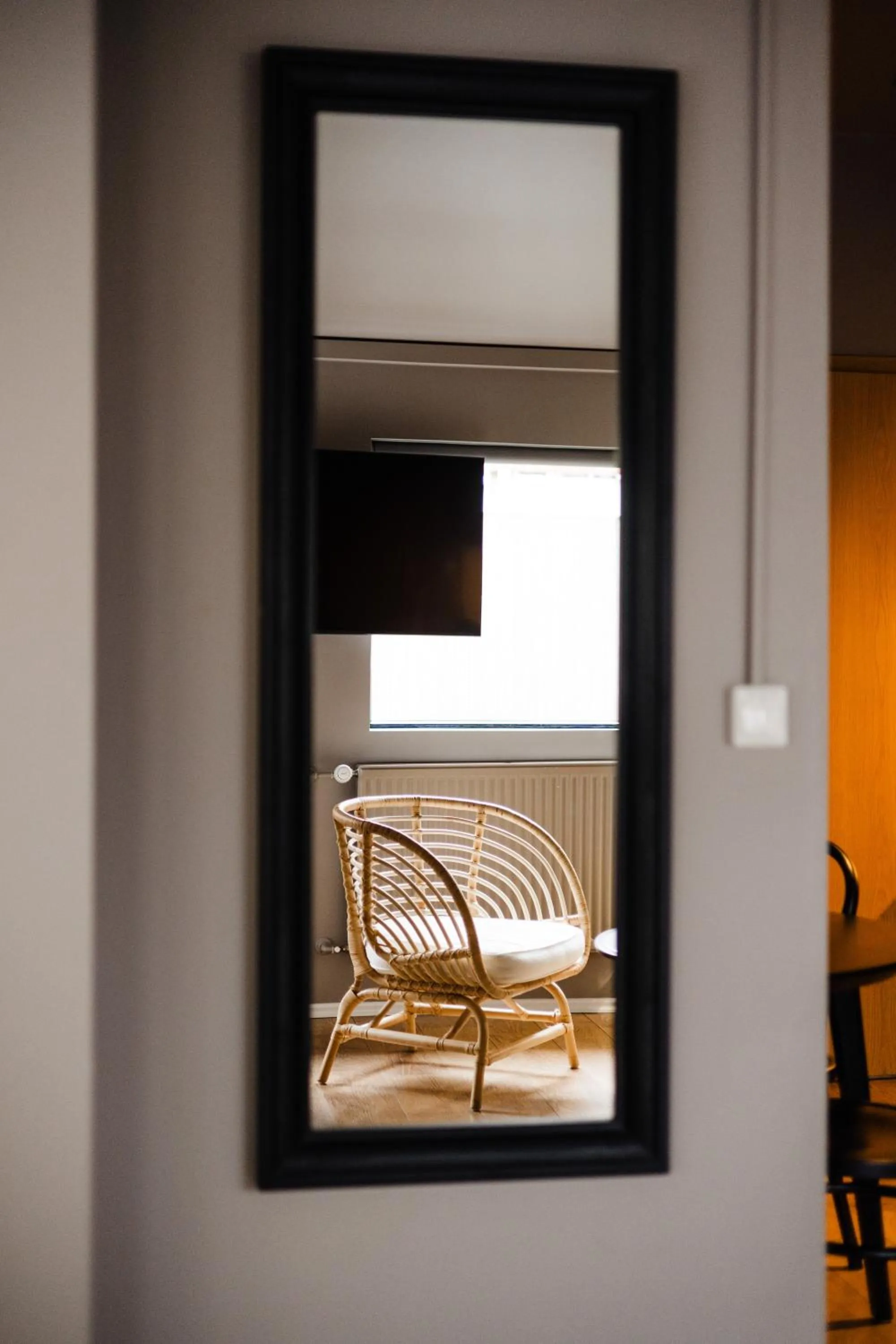 Seating area in Rey Apartments