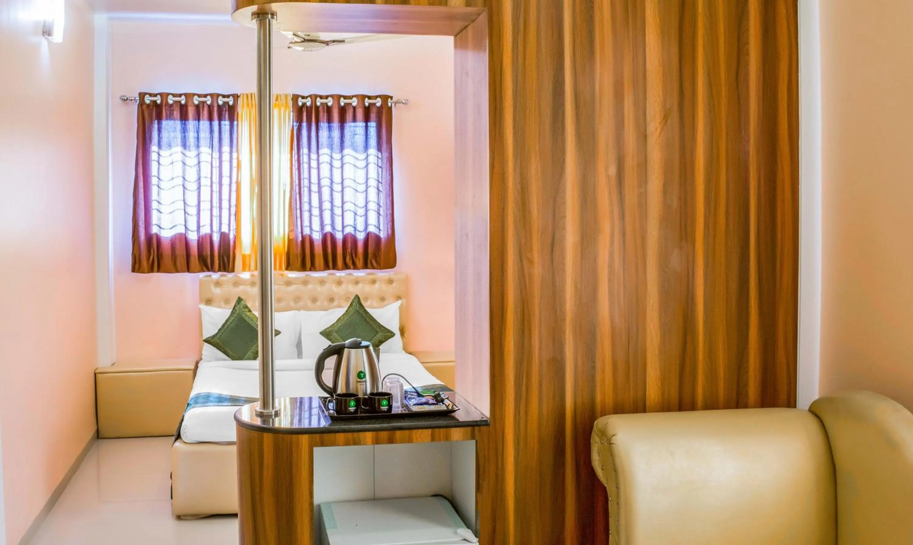 Seating area in Treebo Naunidh Suites