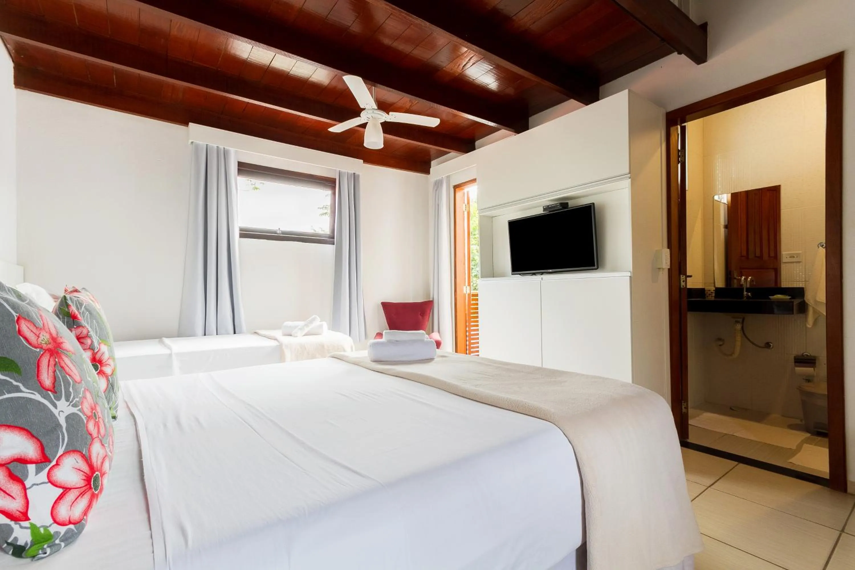 Bed in Pousada Recanto do Jabaquara