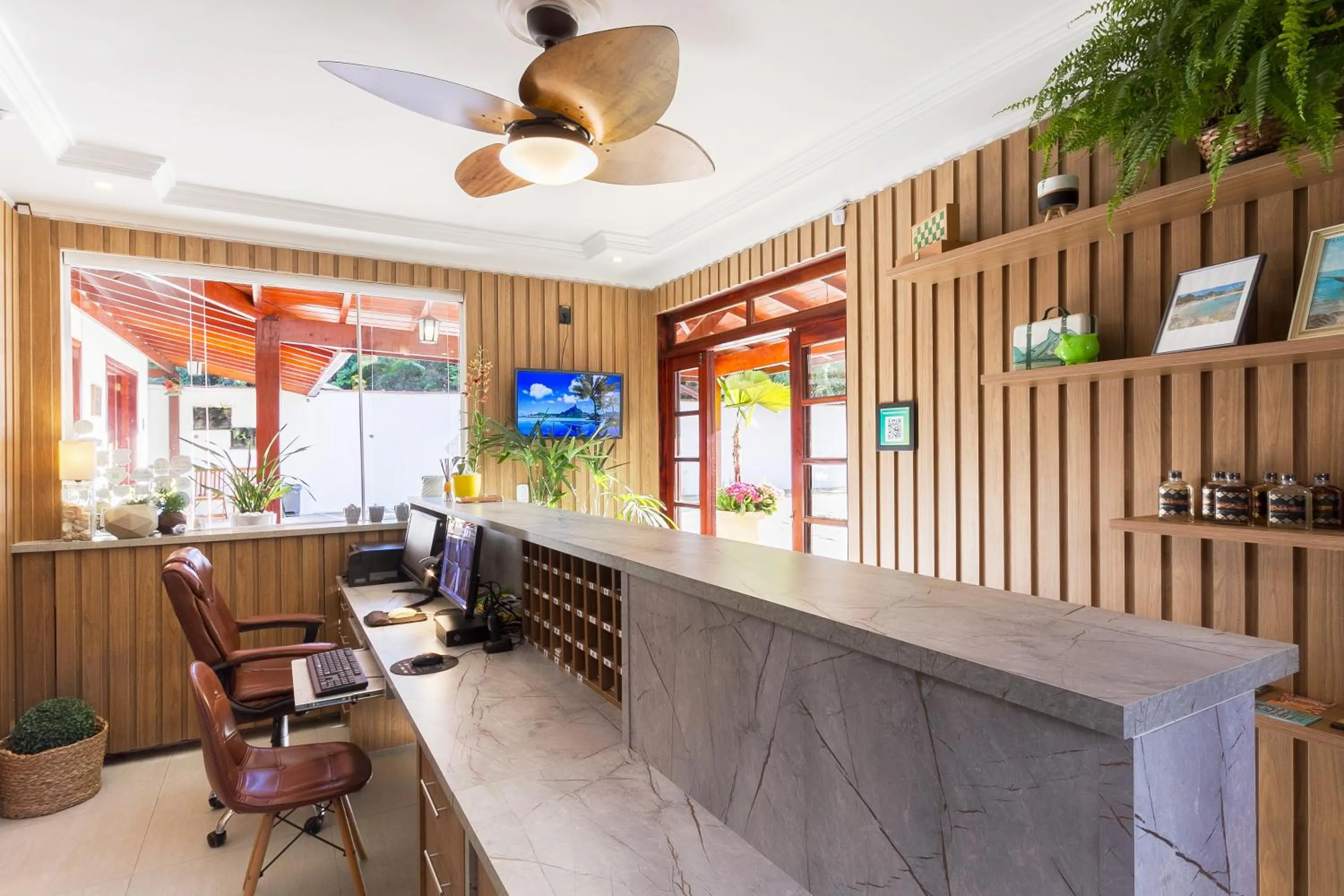 Lobby or reception in Pousada Recanto do Jabaquara