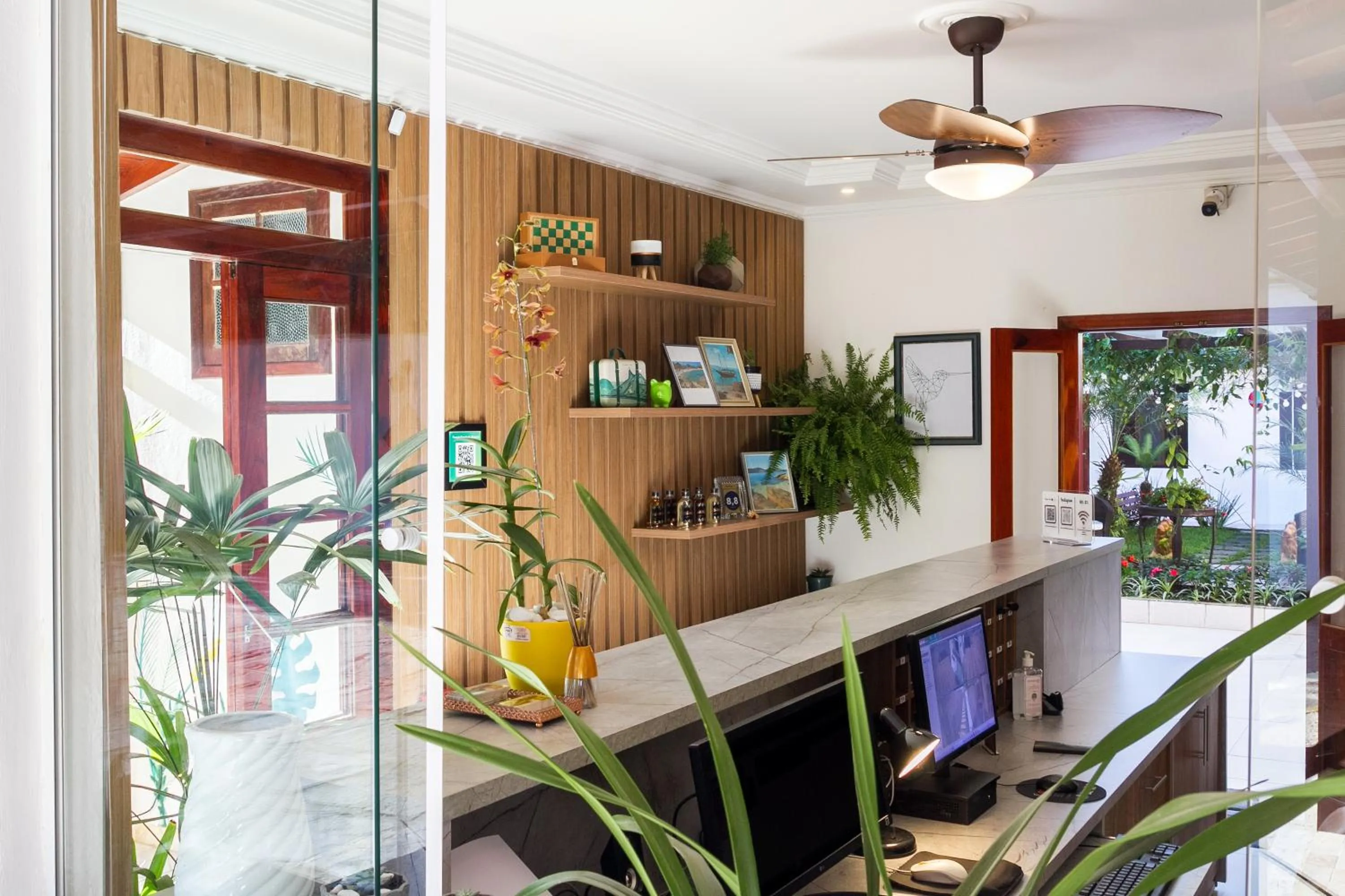 Lobby or reception in Pousada Recanto do Jabaquara
