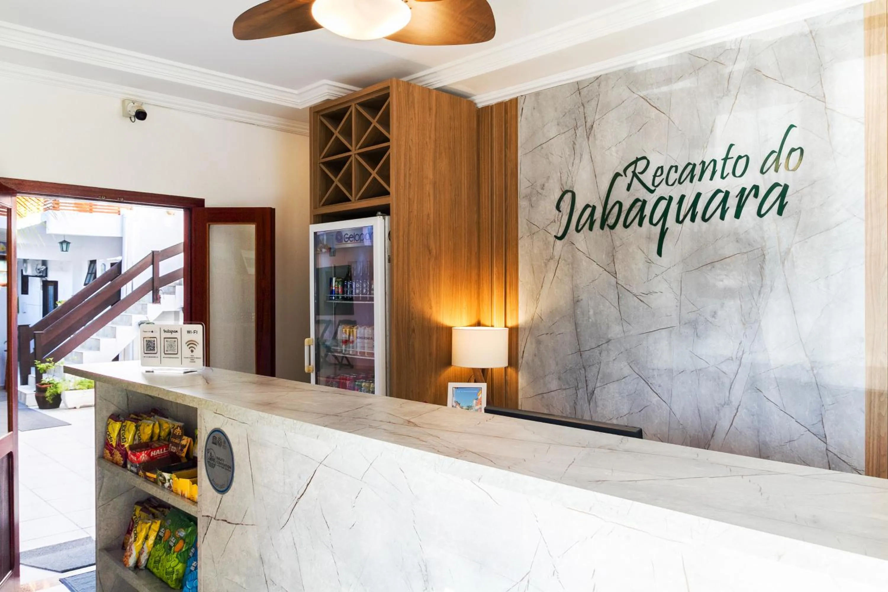Lobby or reception in Pousada Recanto do Jabaquara