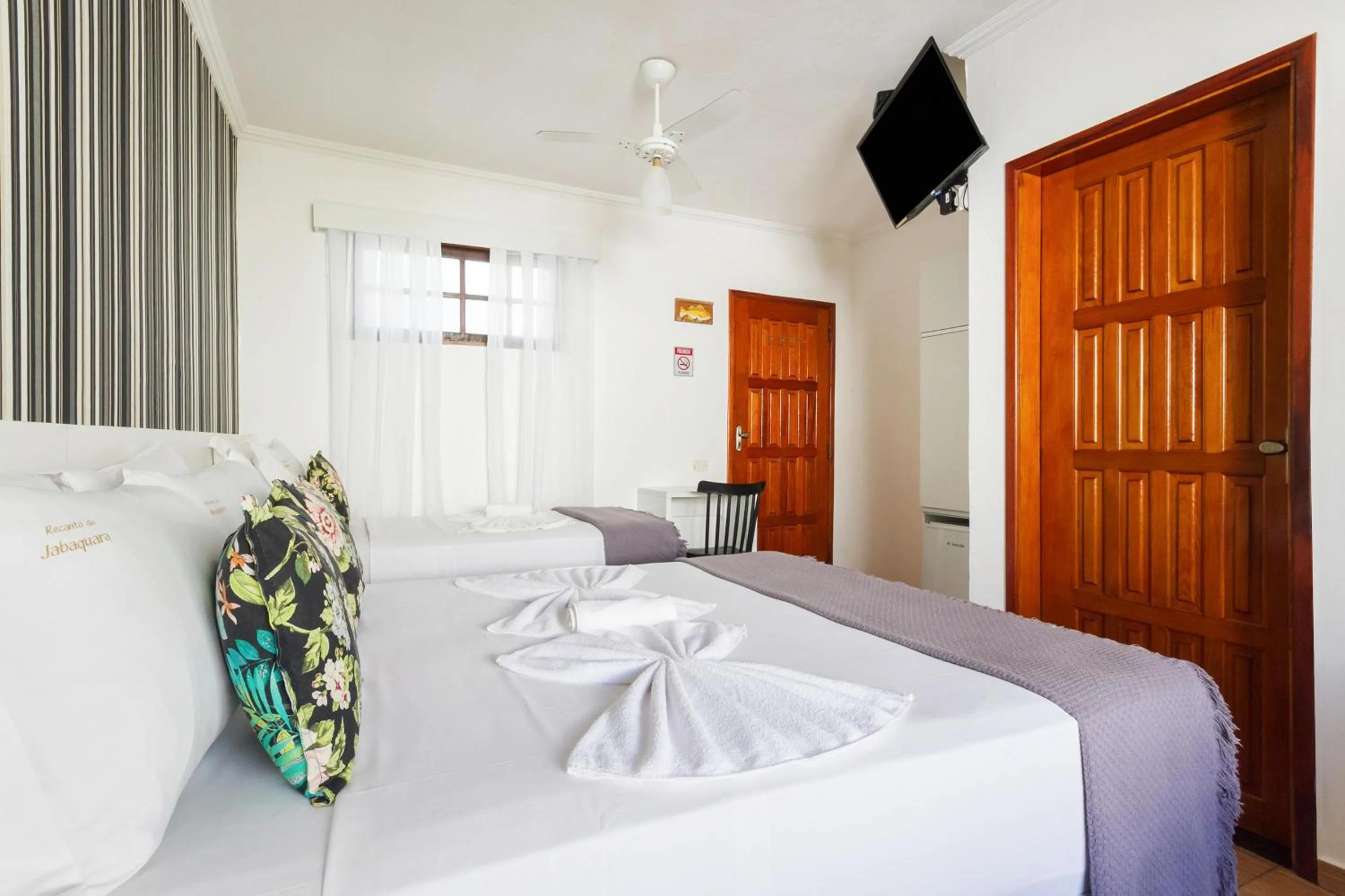 Bed in Pousada Recanto do Jabaquara
