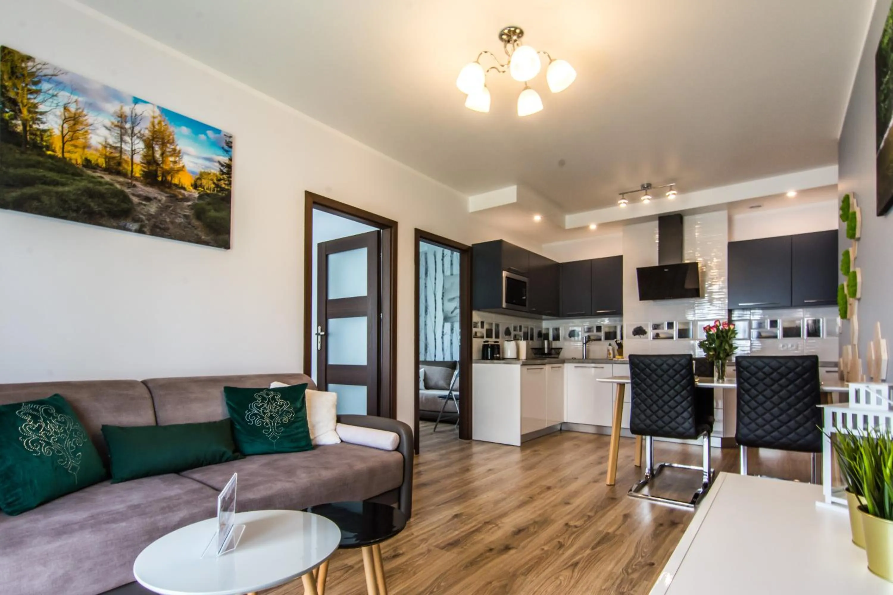 Kitchen or kitchenette in Apartamenty Izerskie - ul. Cicha 13H-I