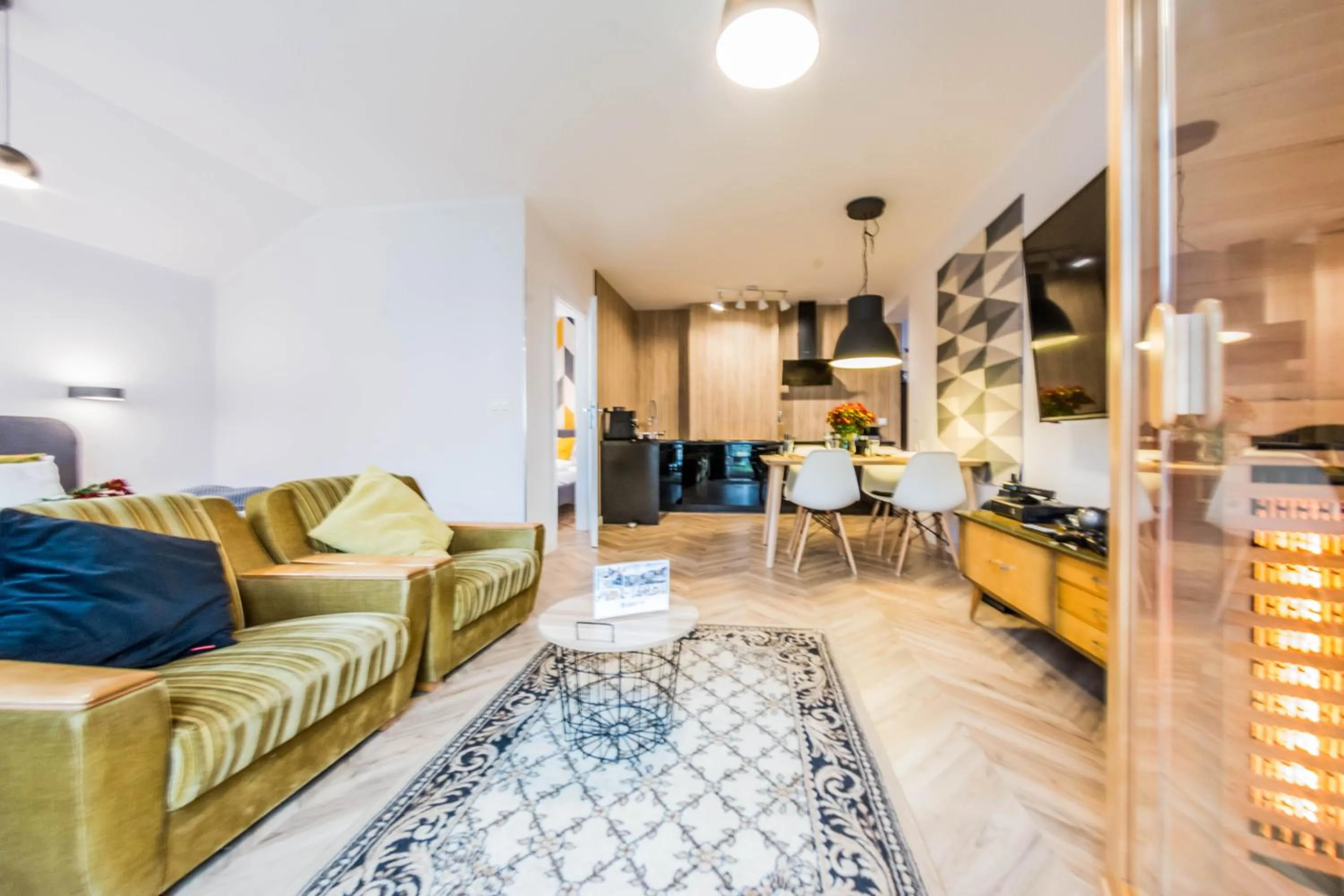 Kitchen or kitchenette in Apartamenty Izerskie - ul. Cicha 13H-I